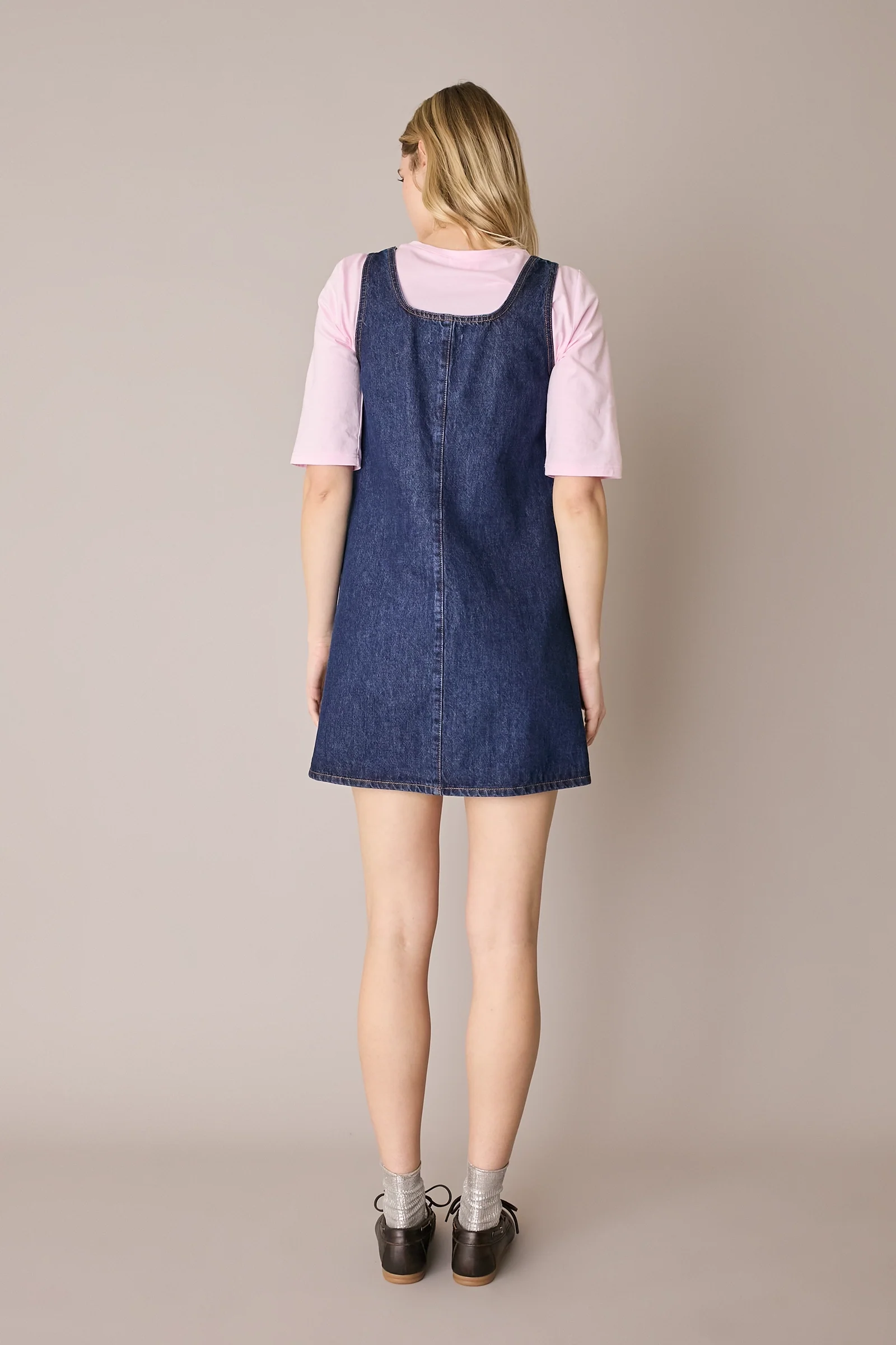 Abito a trapezio in denim - Image 3