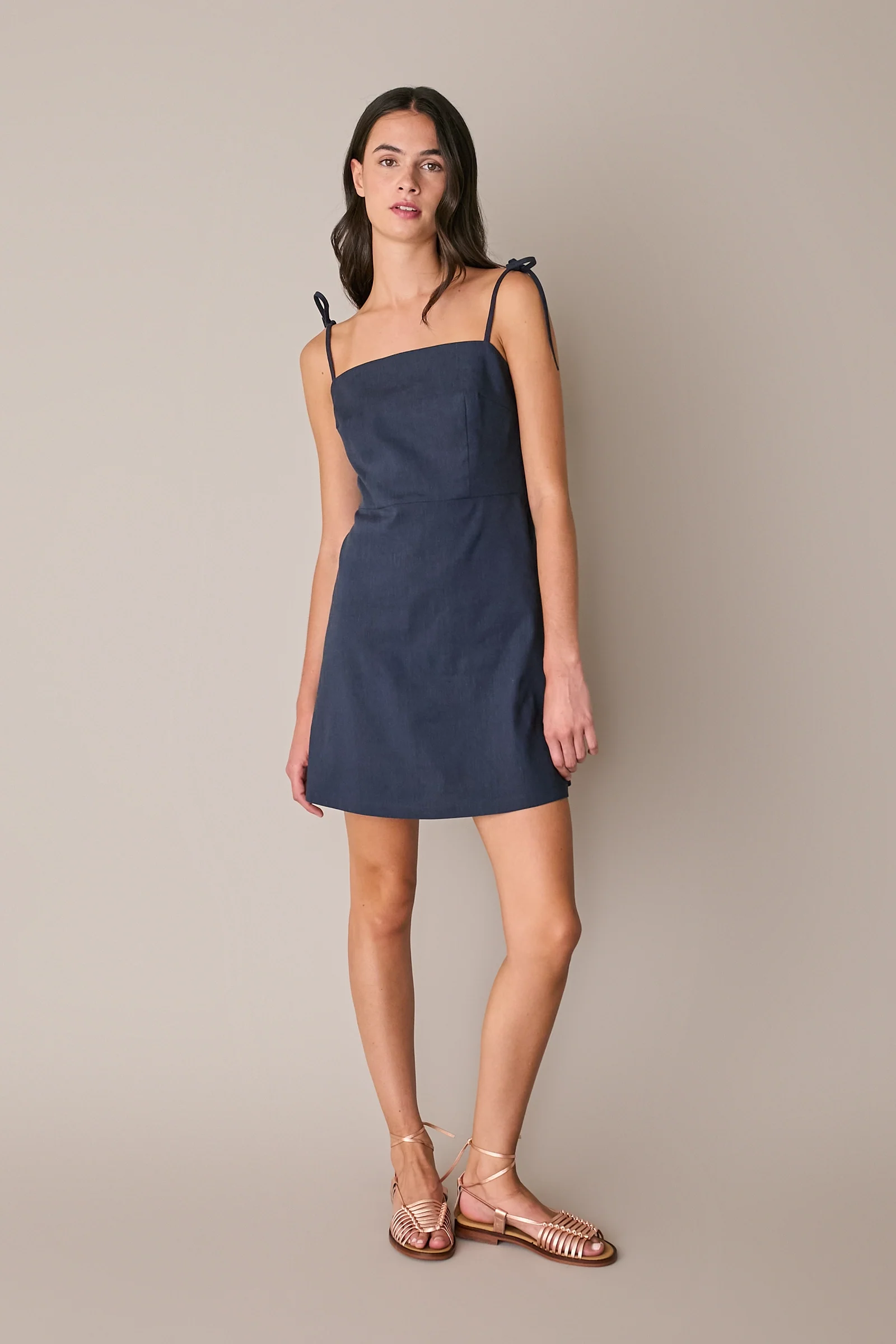 Abito in lino stretch - Image 6