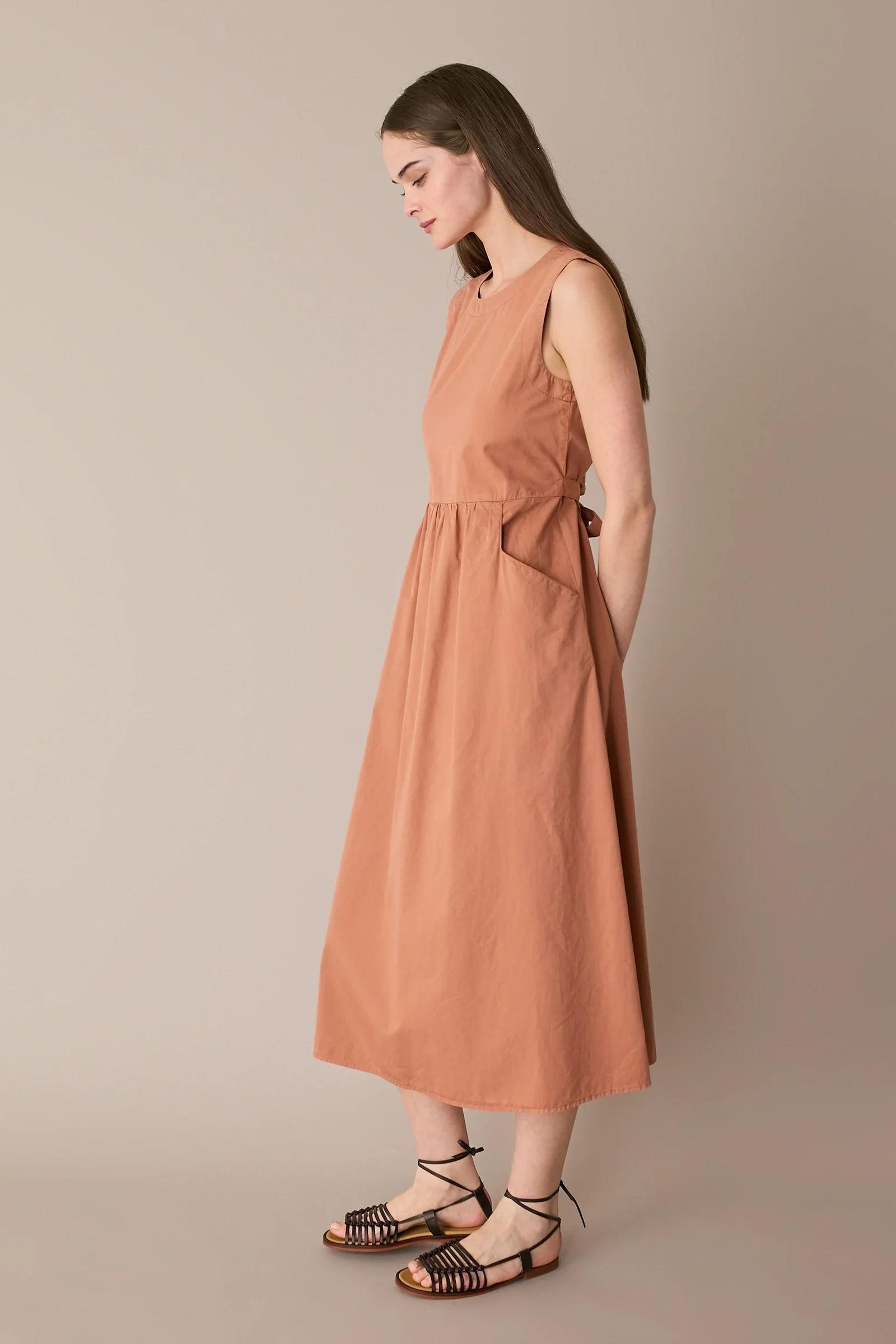 Abito lungo in cotone - Image 3
