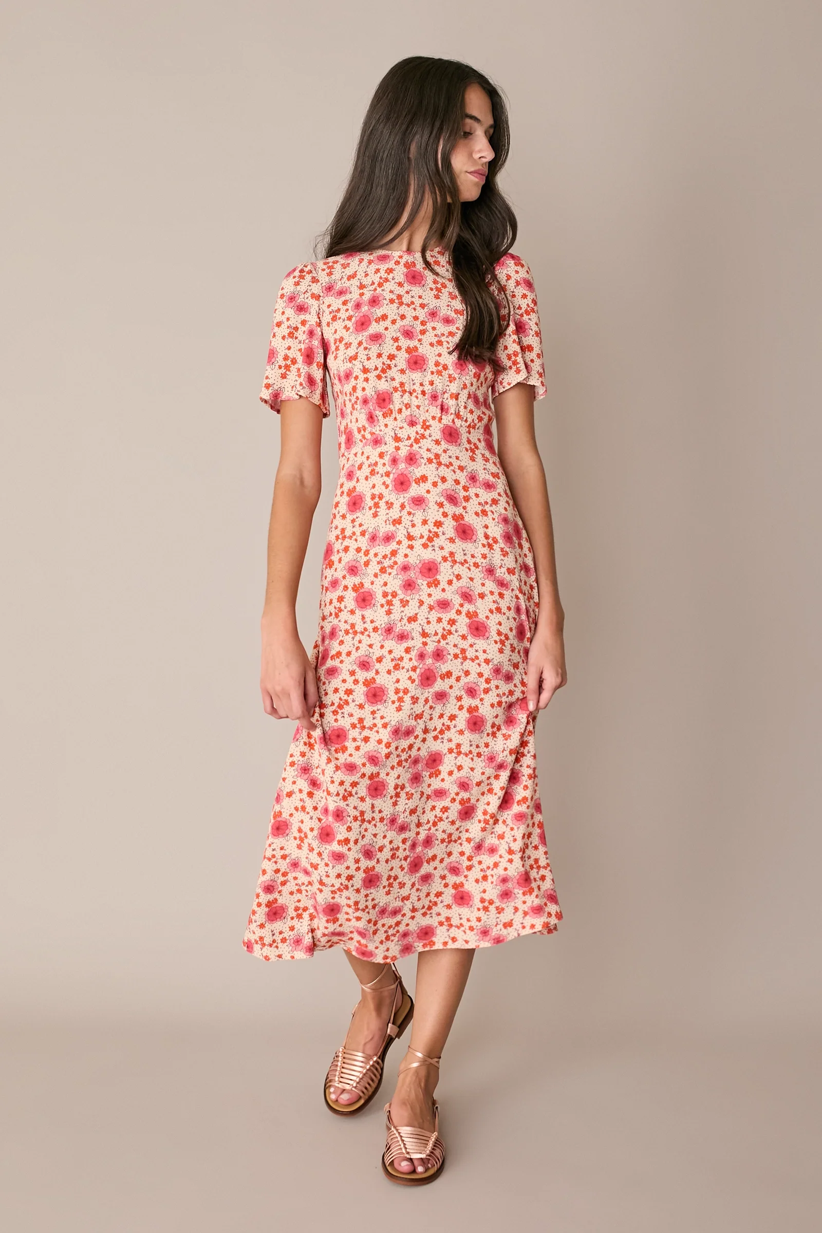 Abito midi a fiori - Image 18