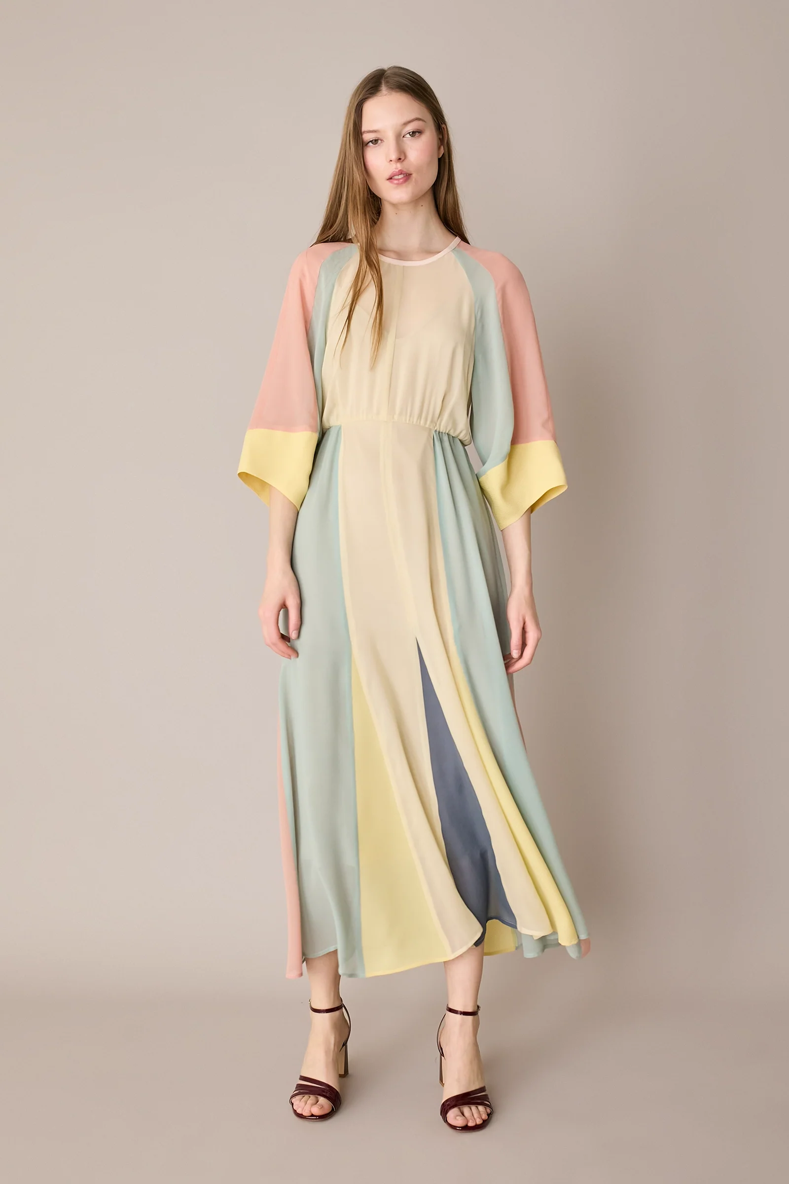 Abito Somewhere Soft in georgette di seta - Image 7