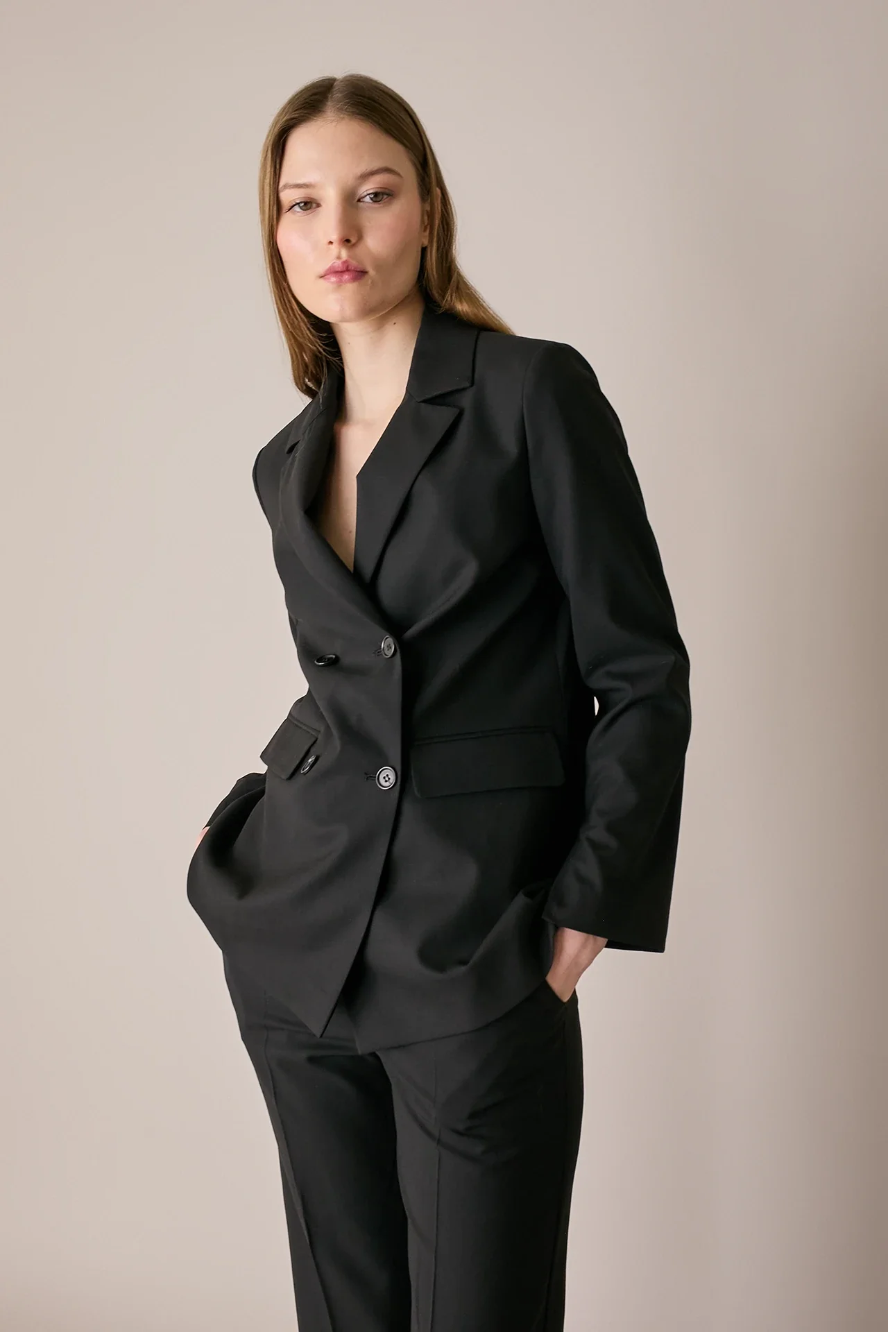 Blazer in lana leggera - Image 4