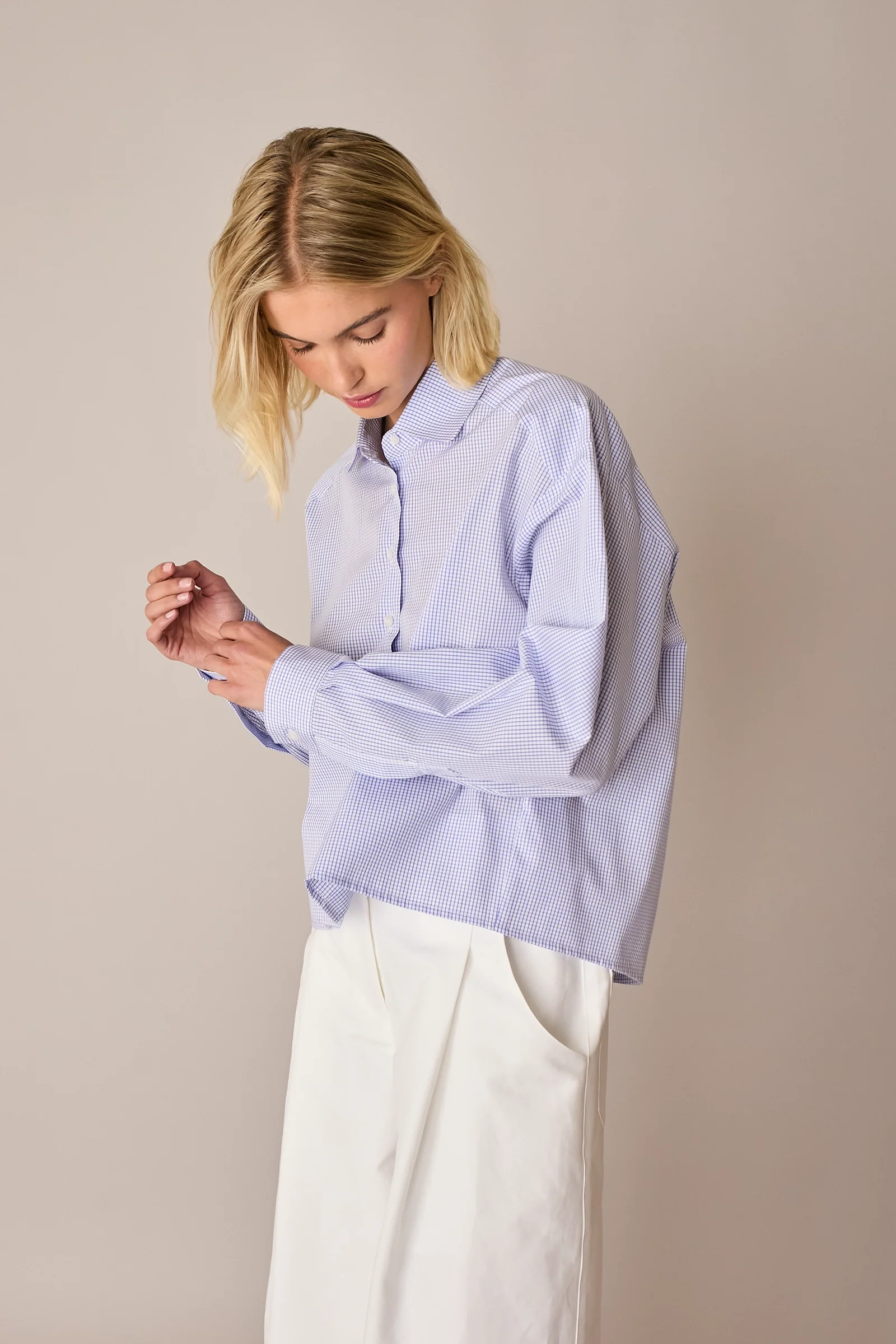 Camicia boxy in cotone - Image 3
