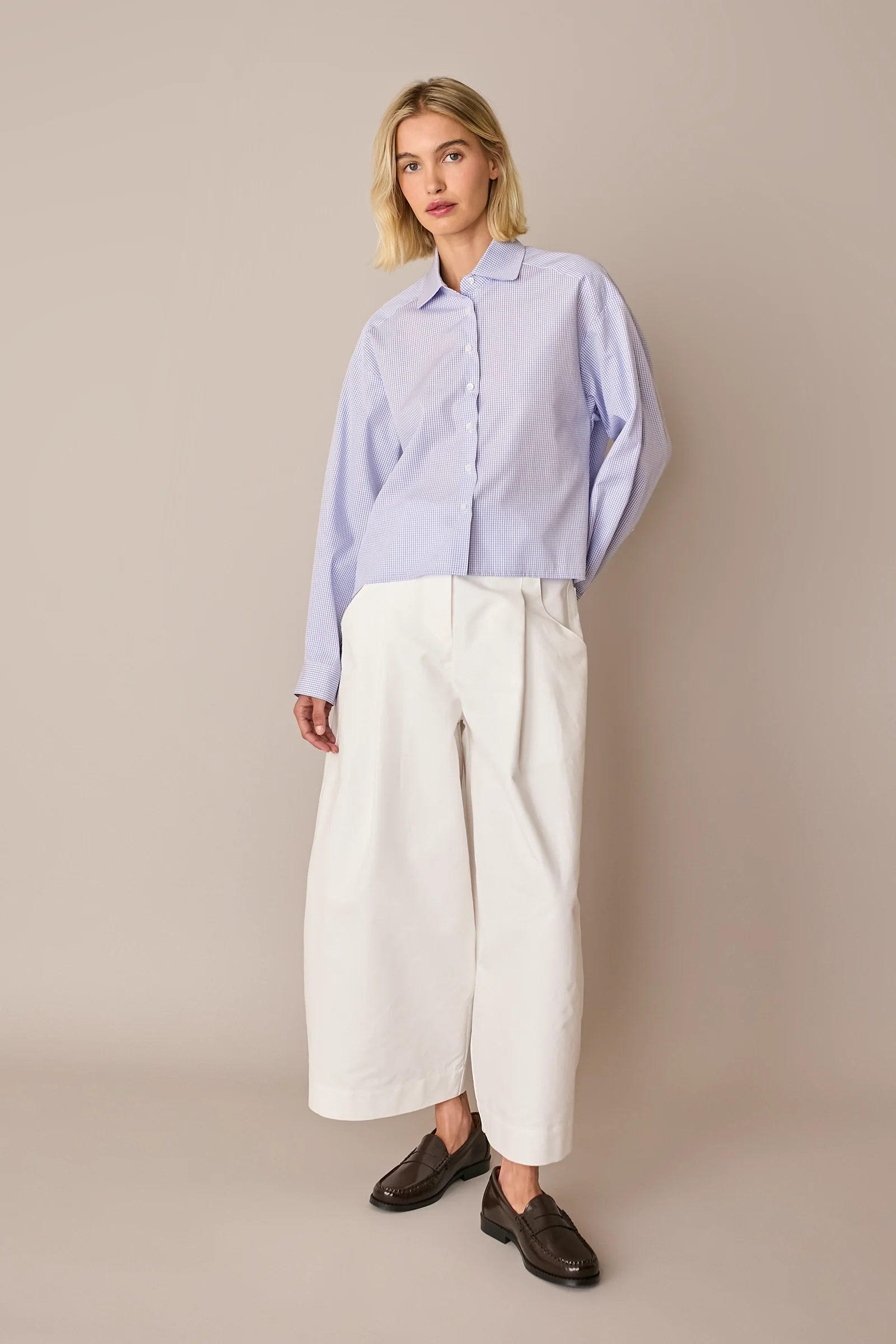 Camicia boxy in cotone - Image 4