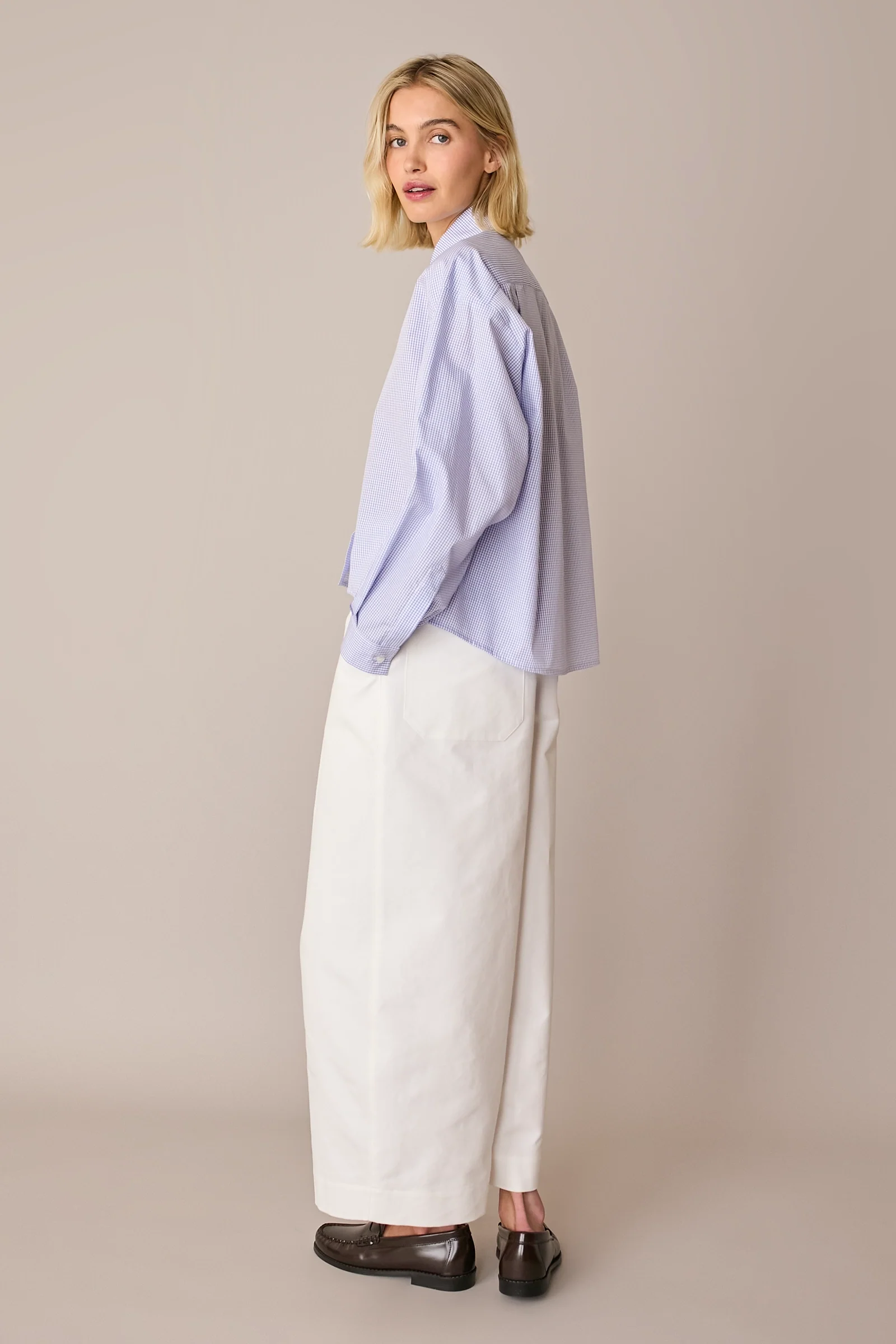 Camicia boxy in cotone - Image 5