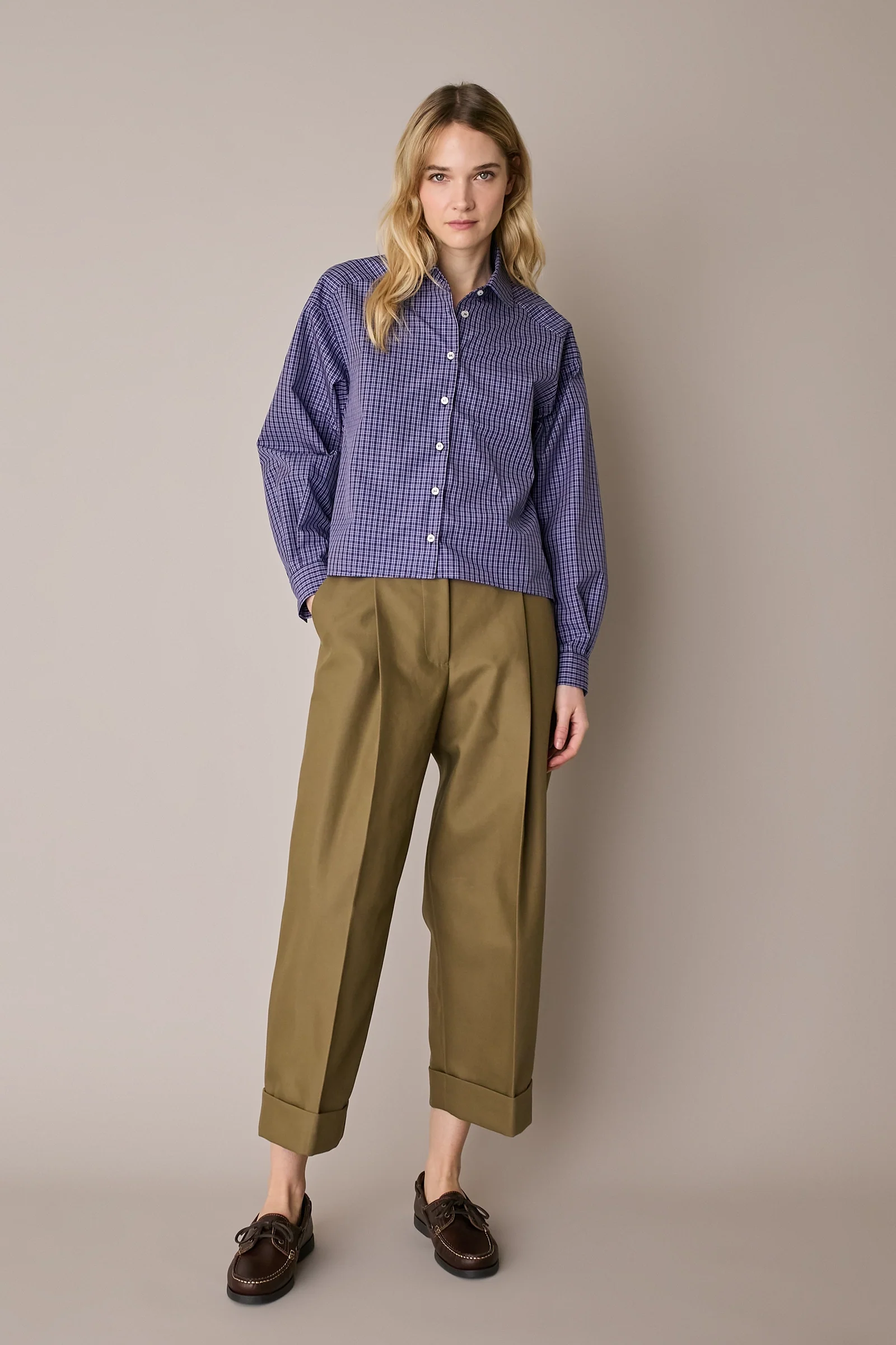 Camicia boxy in cotone - Image 8