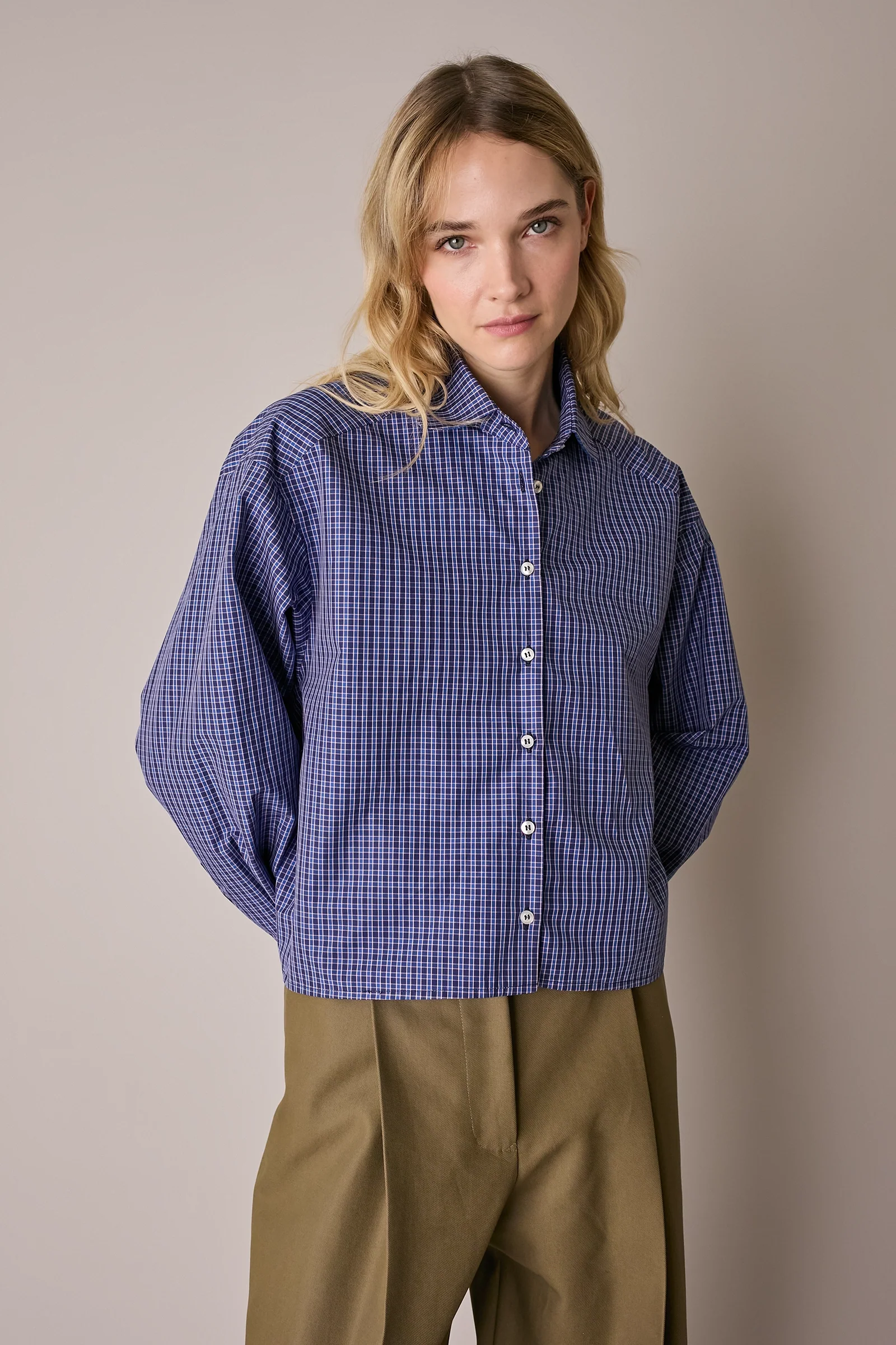 Camicia boxy in cotone - Image 9