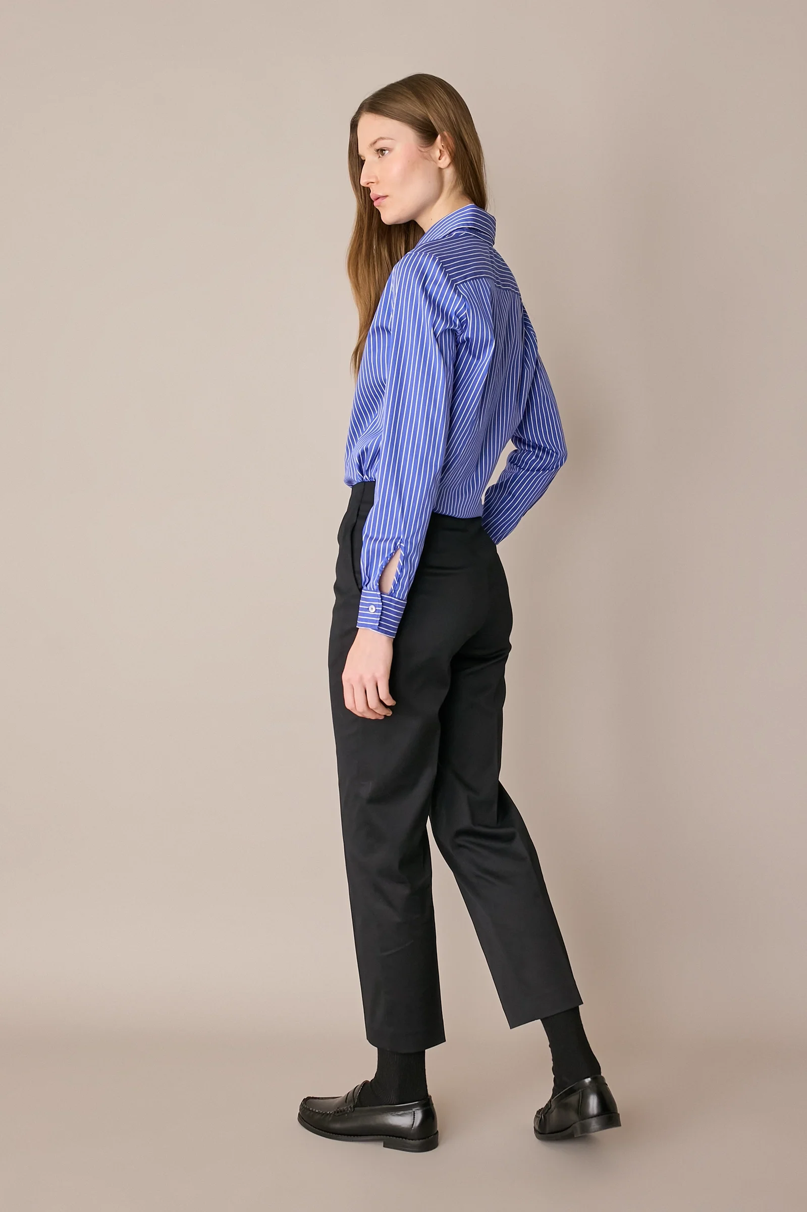 Camicia classica in cotone elasticizzato - Image 9