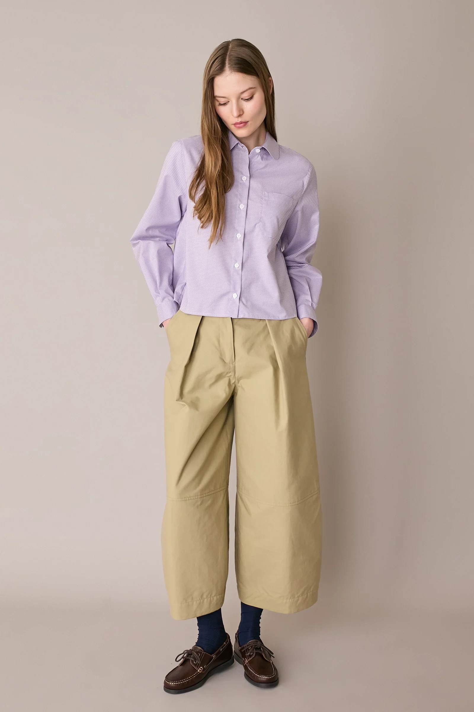Camicia con colletto stondato - Image 8