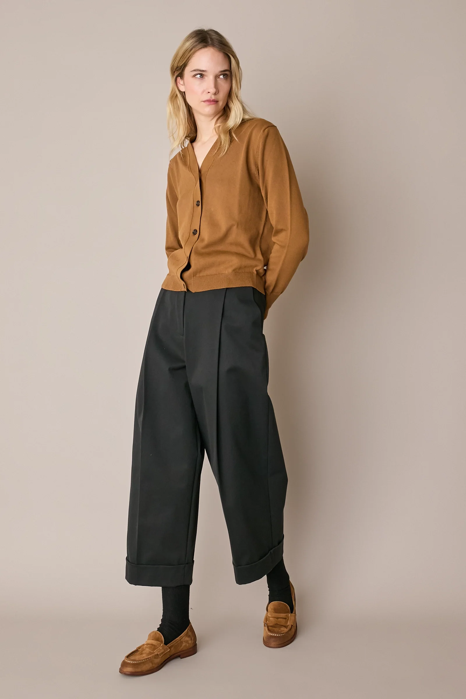 Cardigan sottile in cotone - Image 8