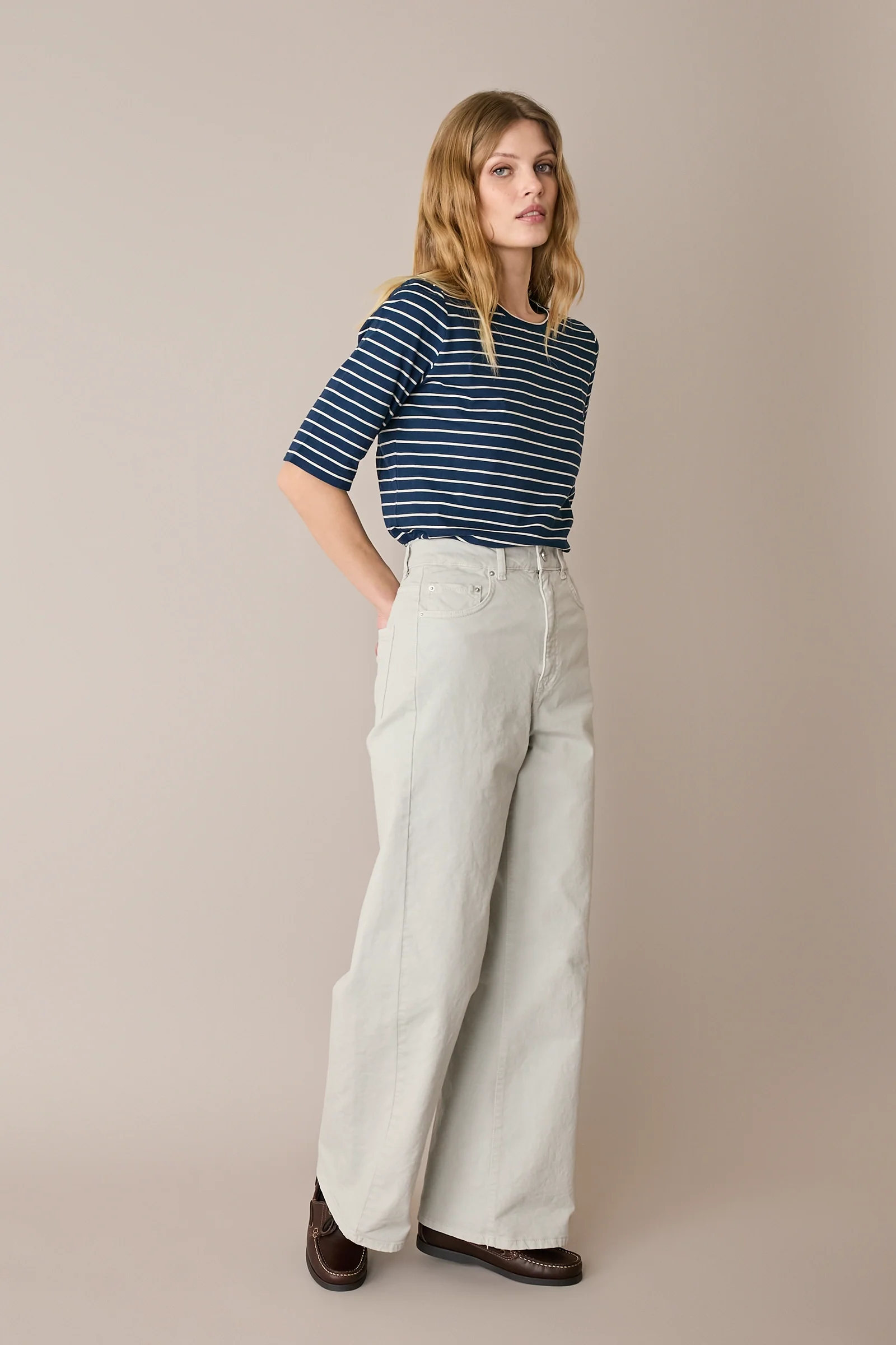 Pantaloni cinque tasche in drill di cotone - Image 10