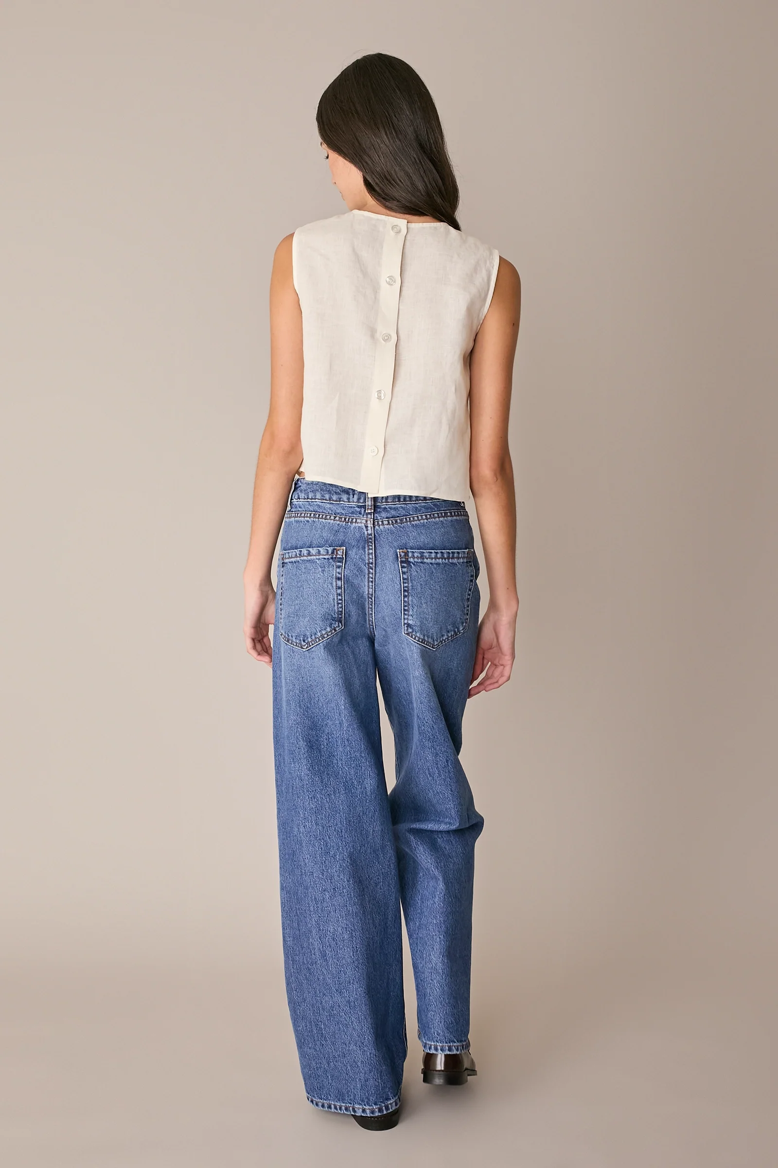 Denim wide leg - Image 5