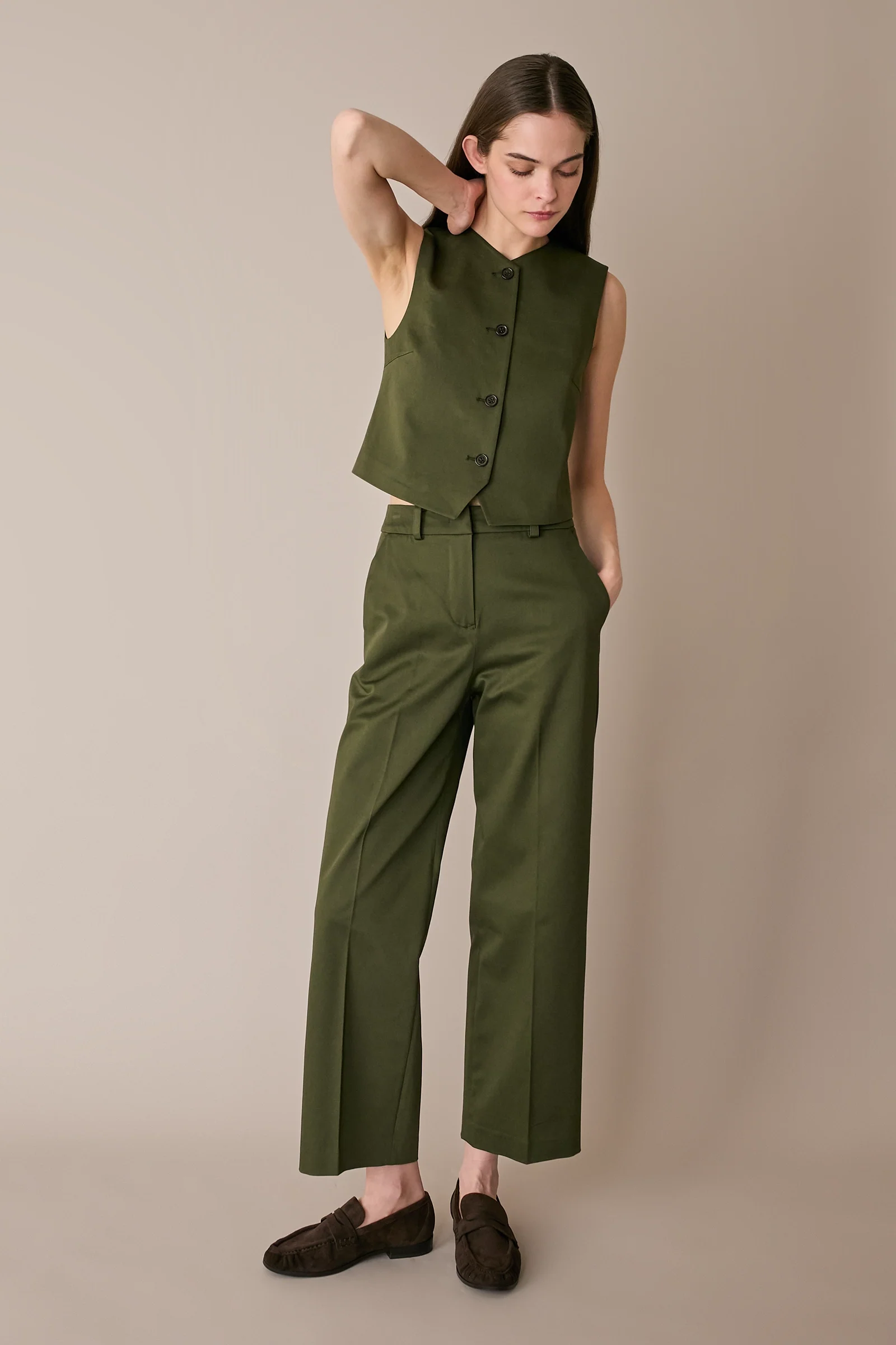Gilet in cotone stretch - Image 8