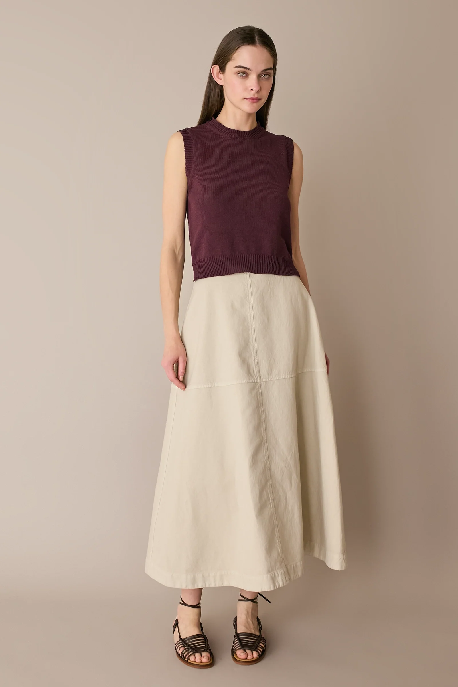 Gonna casual in blend di lino - Image 13