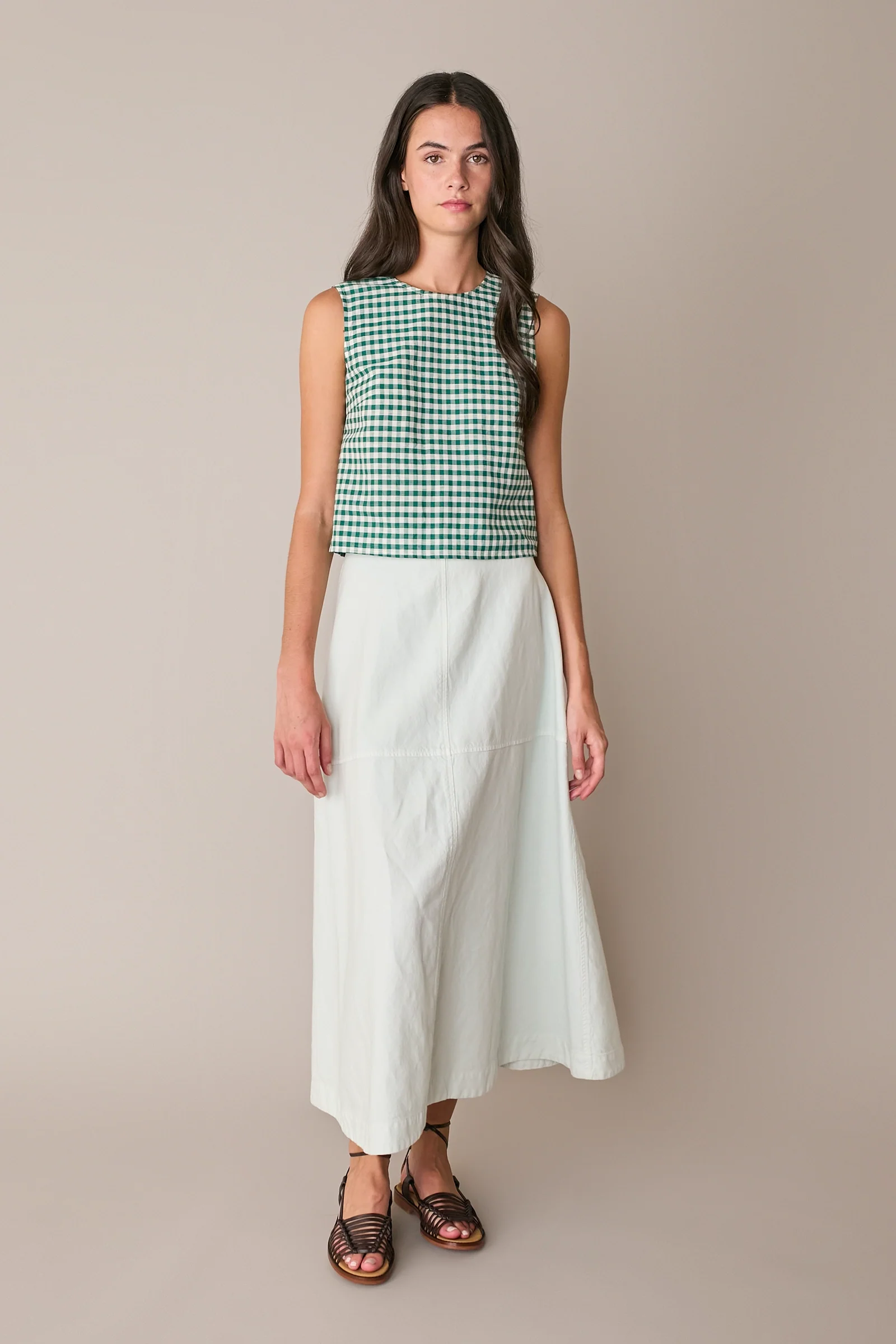 Gonna casual in blend di lino - Image 3