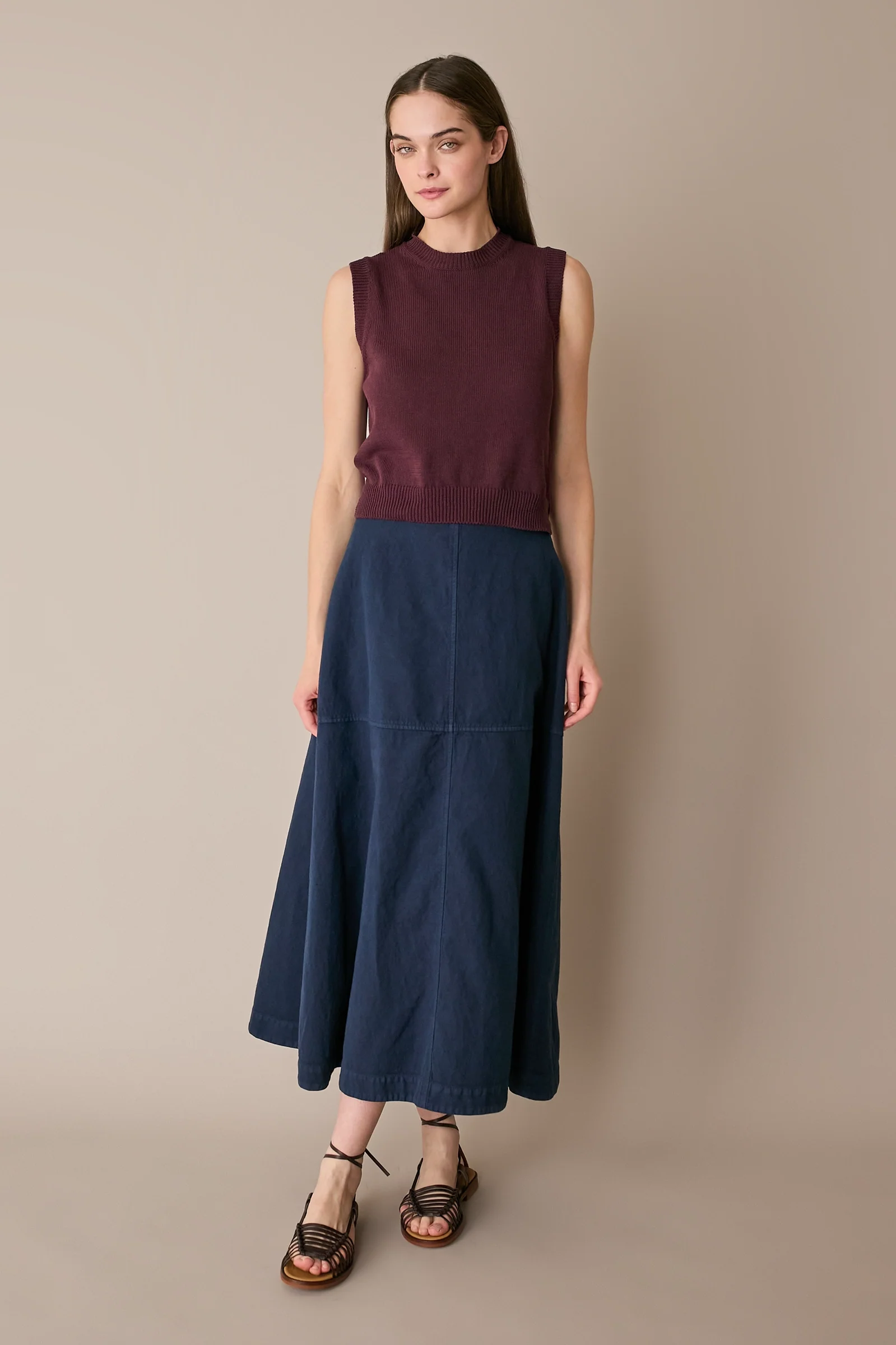 Gonna casual in blend di lino - Image 6