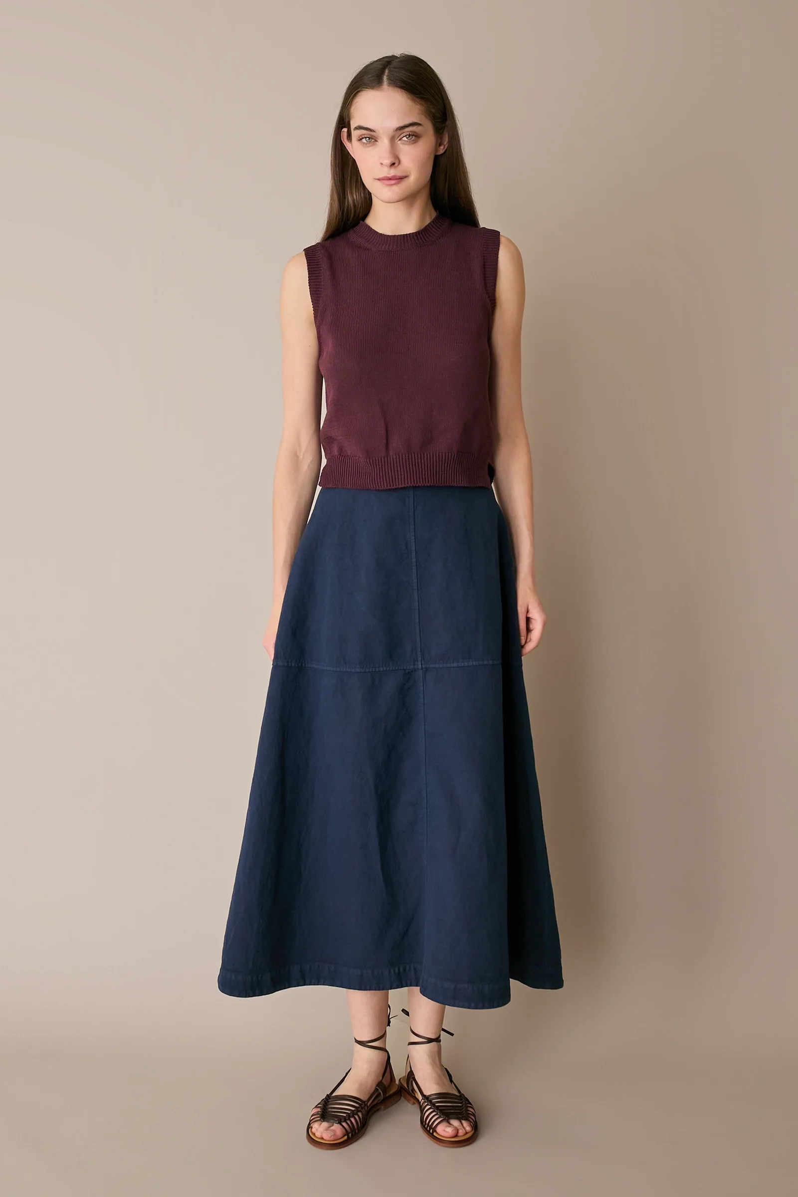 Gonna casual in blend di lino - Image 9