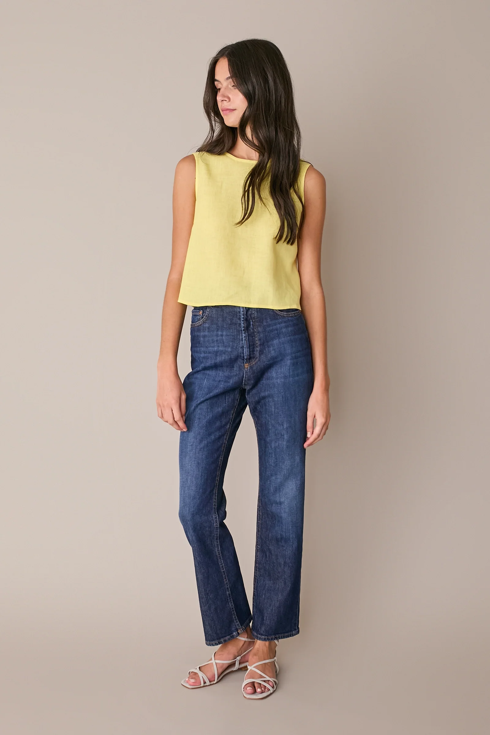 Jeans elasticizzati a gamba dritta - Image 3