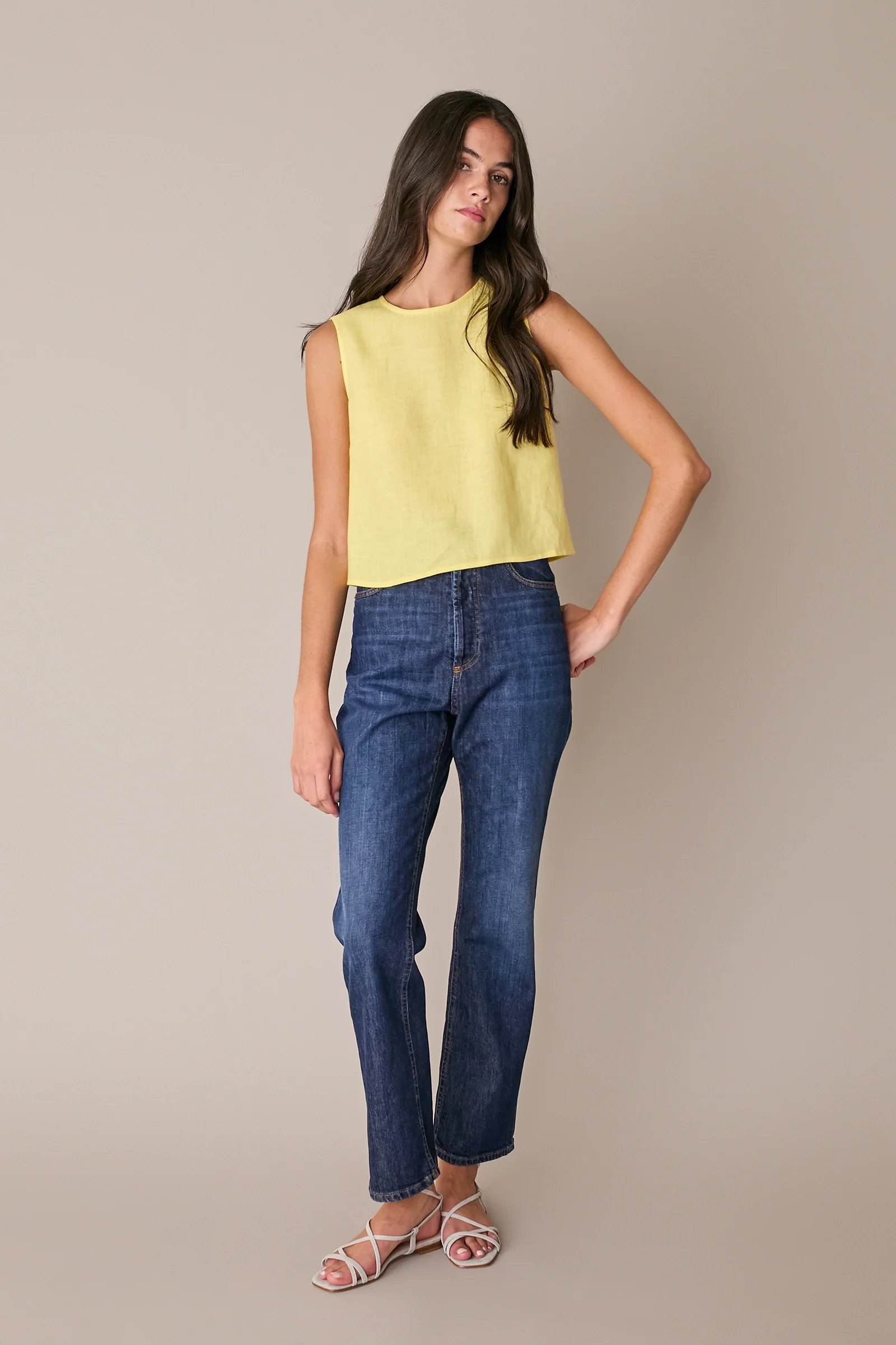 Jeans elasticizzati a gamba dritta - Image 4