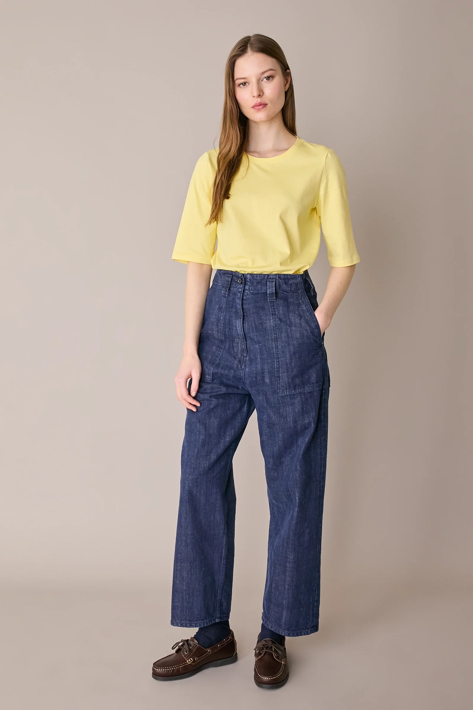 Jeans in denim cimosato giapponese - Image 4
