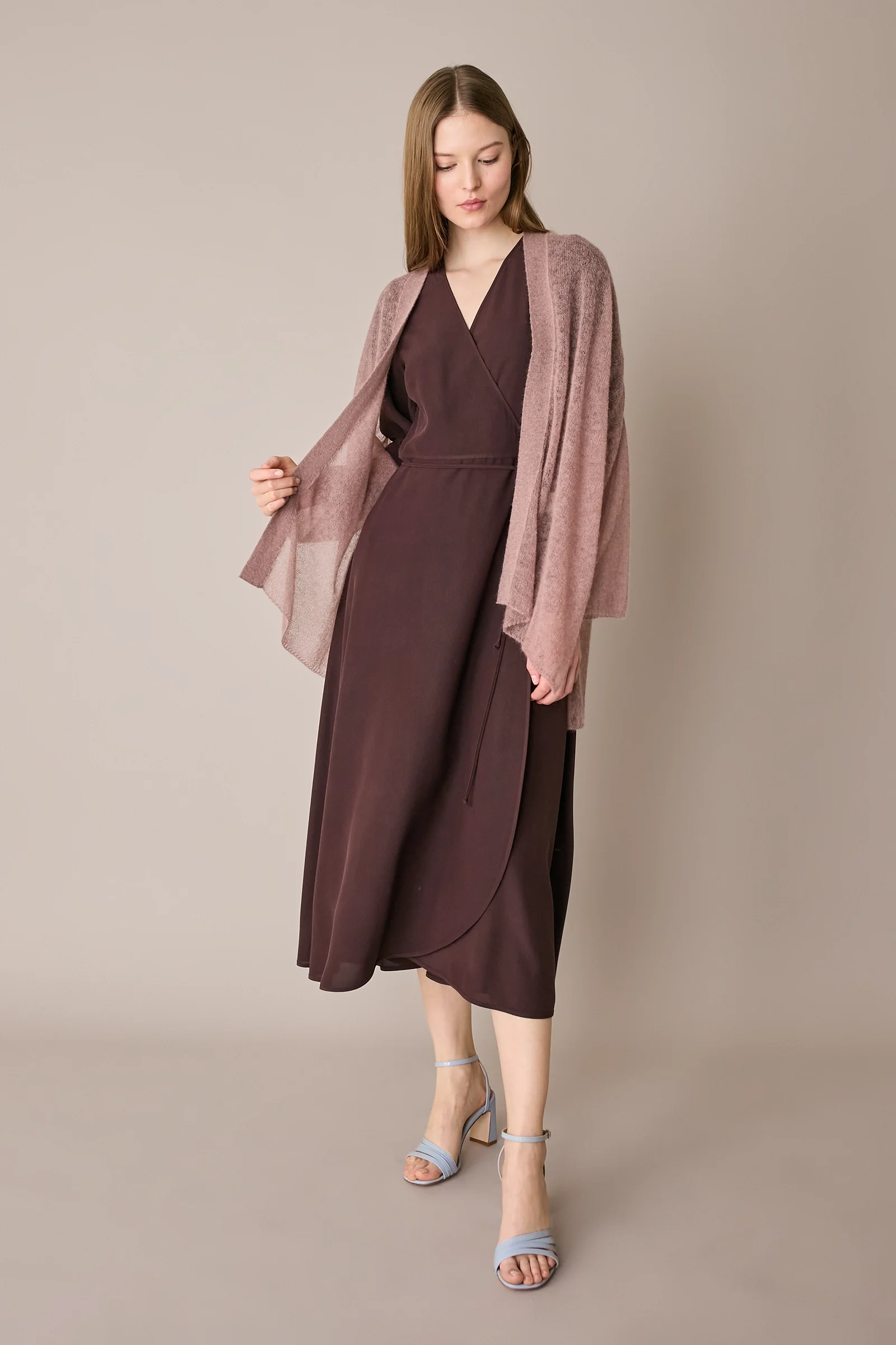 Kimono leggerissimo in alpaca e mohair - Image 17