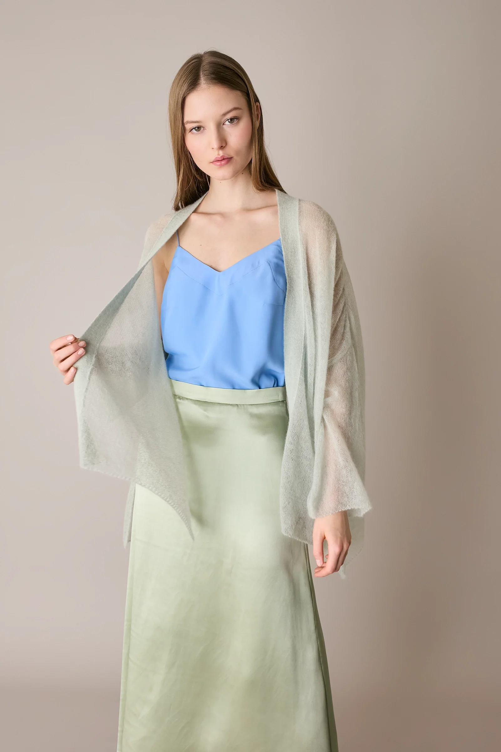 Kimono leggerissimo in alpaca e mohair - Image 3