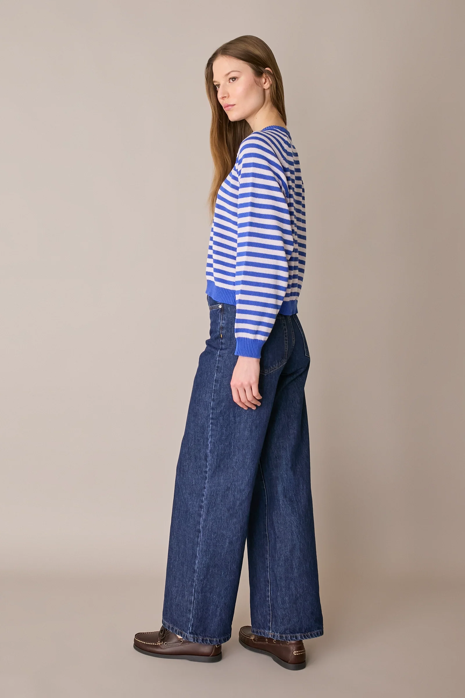 Maglia girocollo a righe - Image 13