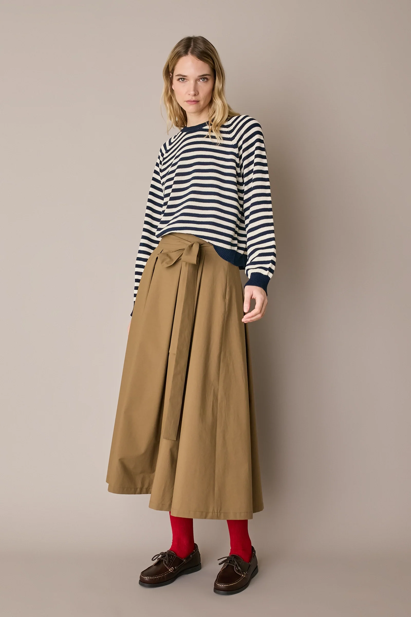Maglia girocollo a righe - Image 3