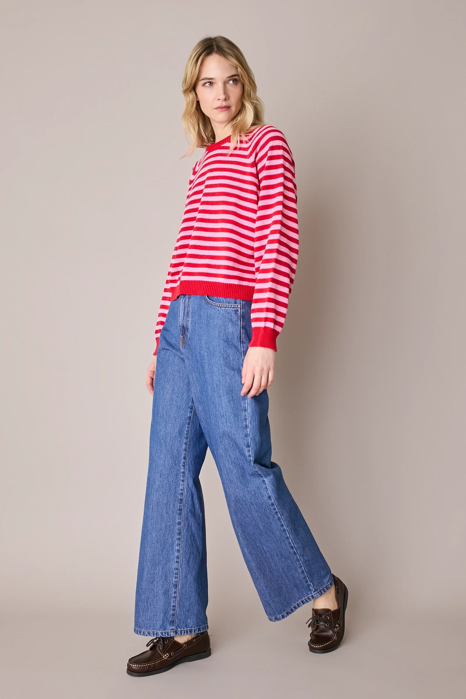 Maglia girocollo a righe - Image 8