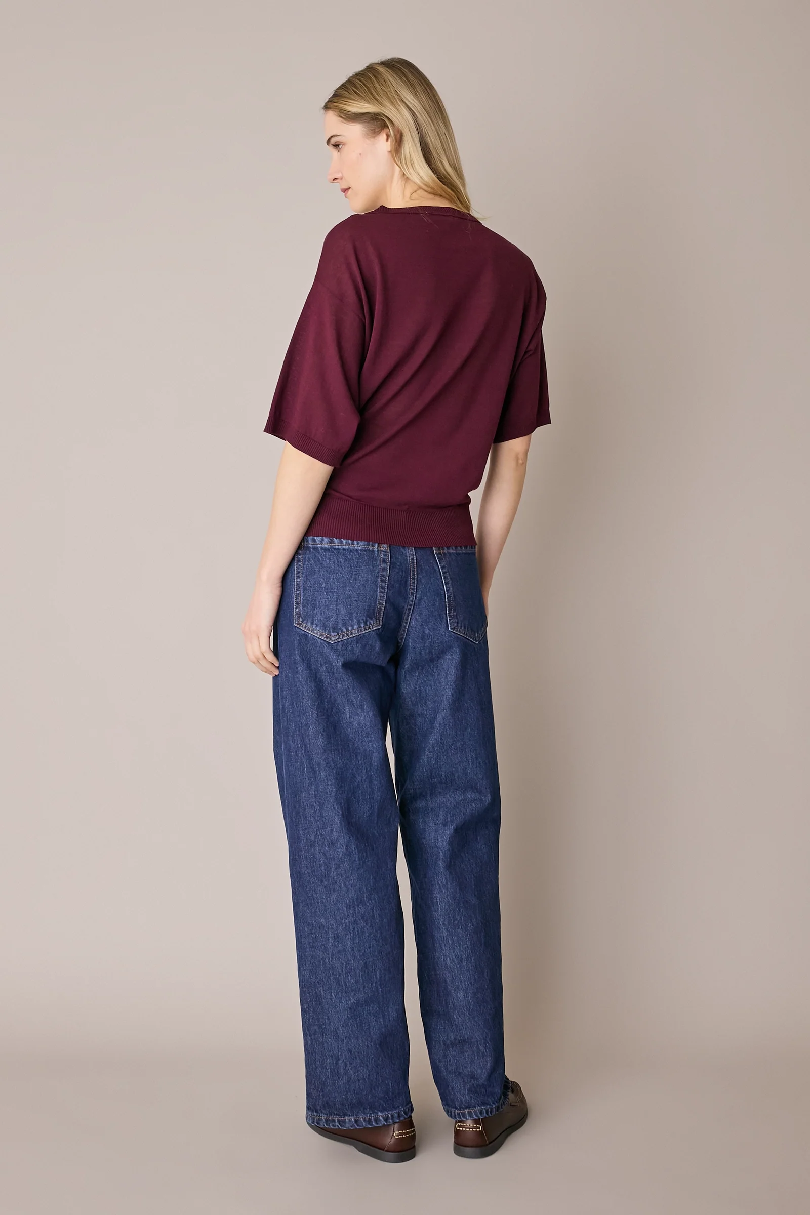 Maglia girocollo in cotone a mezze maniche - Image 16