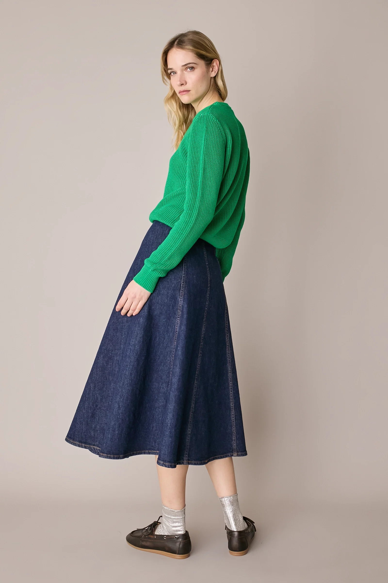 Maglia girocollo punto pannocchia - Image 19