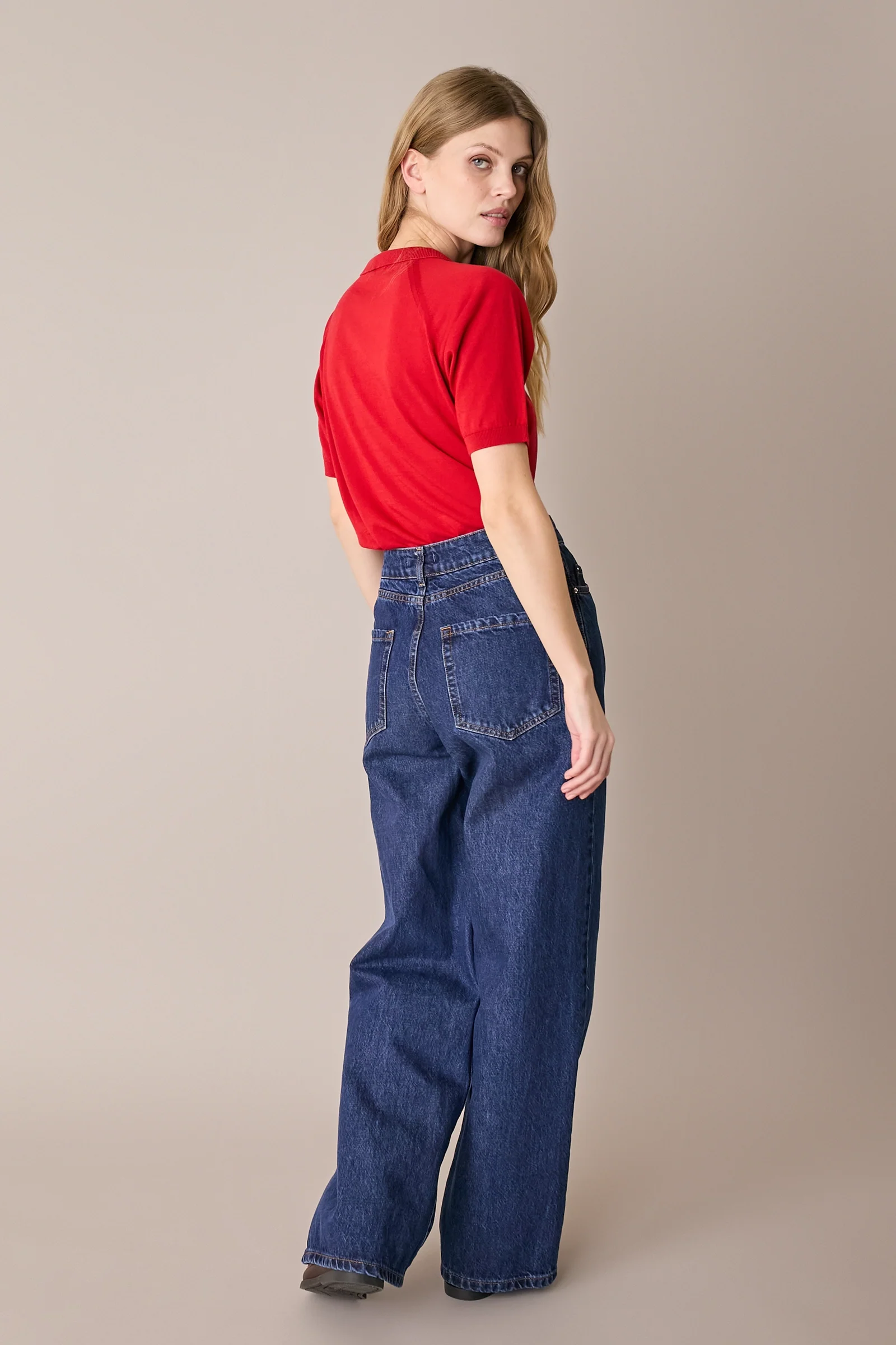 Maglia in cotone con colletto - Image 12