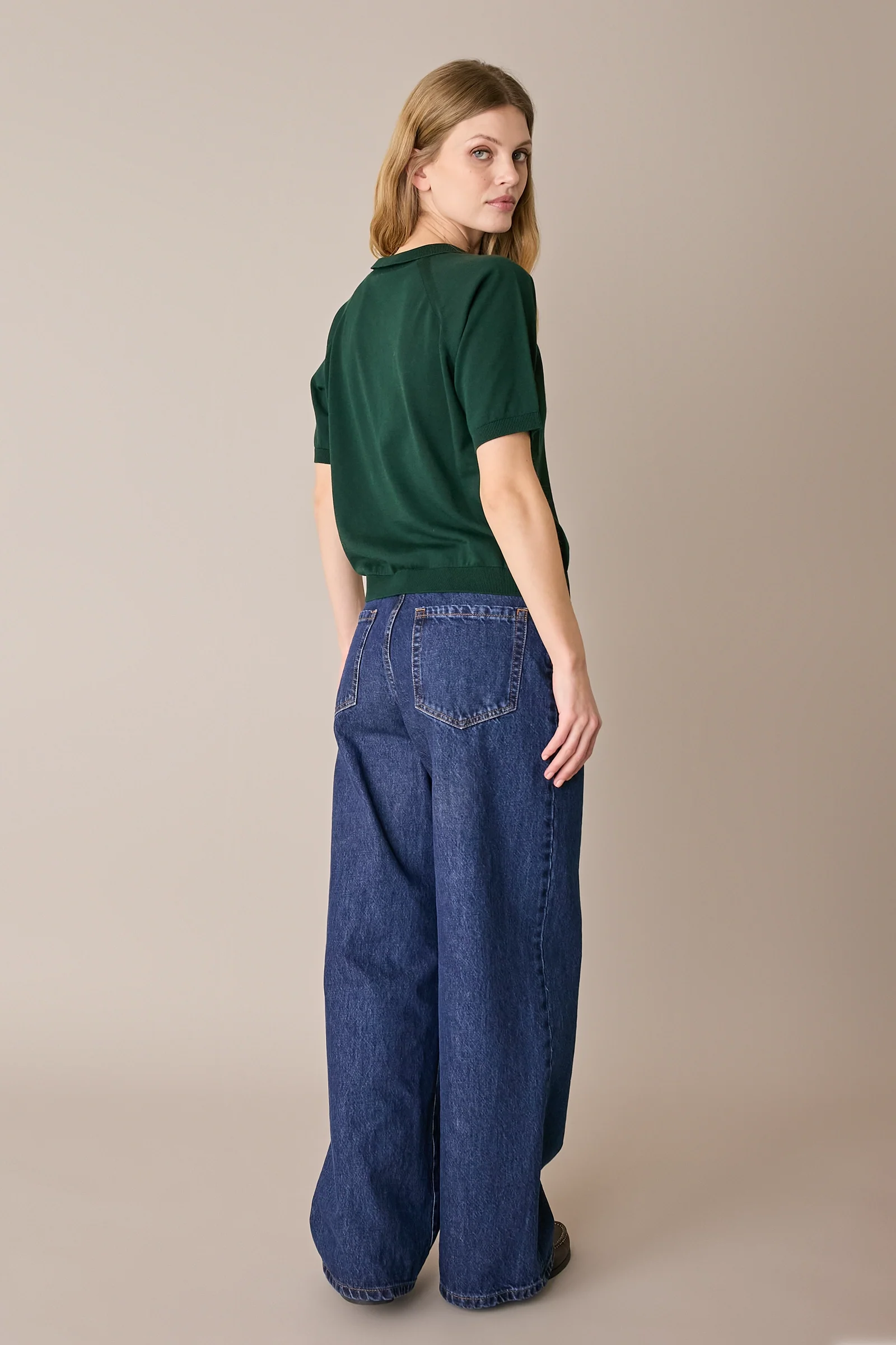 Maglia in cotone con colletto - Image 15