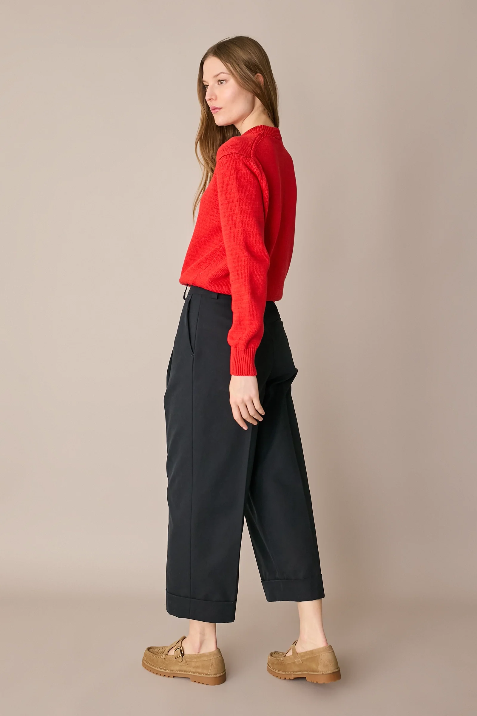 Maglia in cotone con collo spesso - Image 12