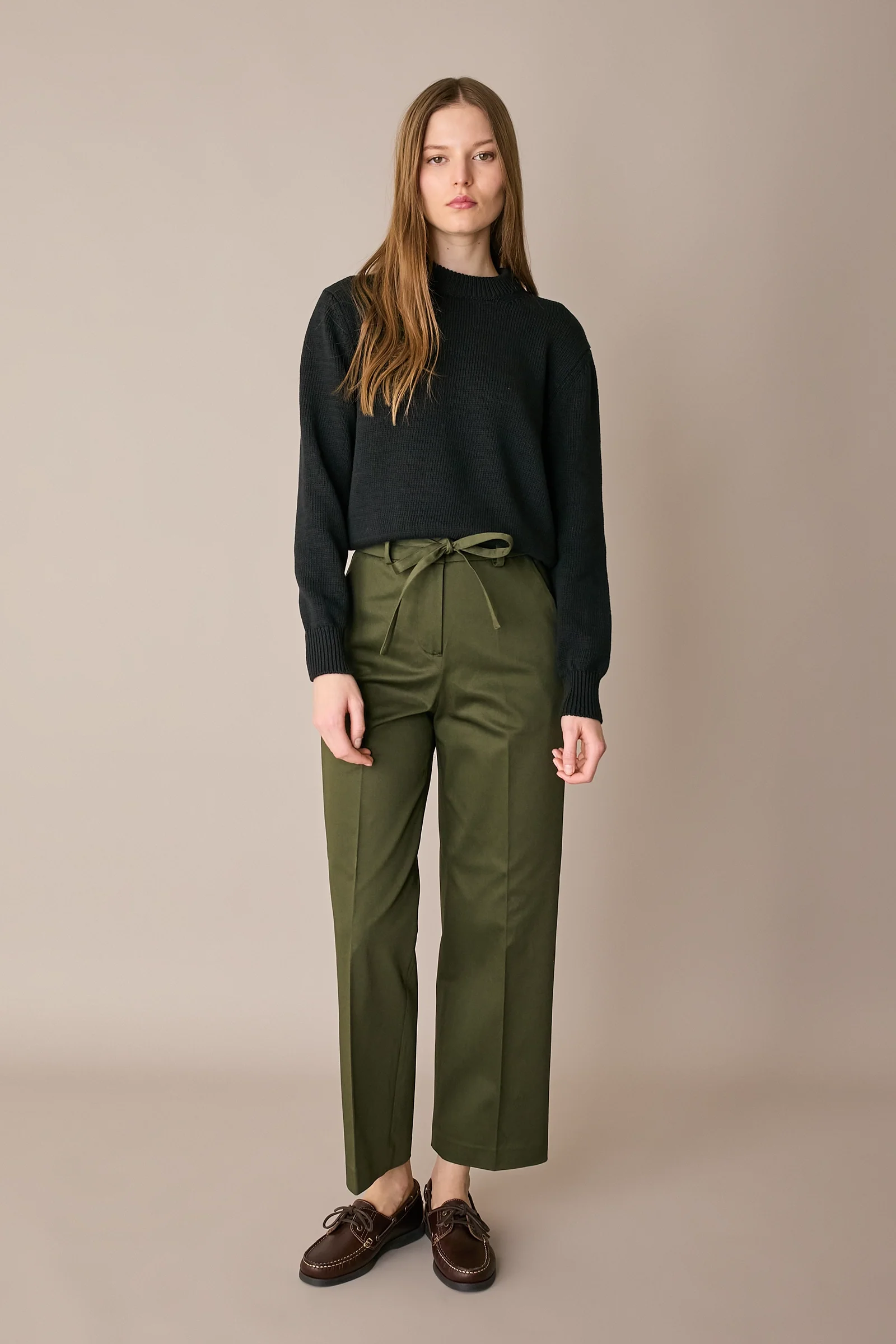 Maglia in cotone con collo spesso - Image 14