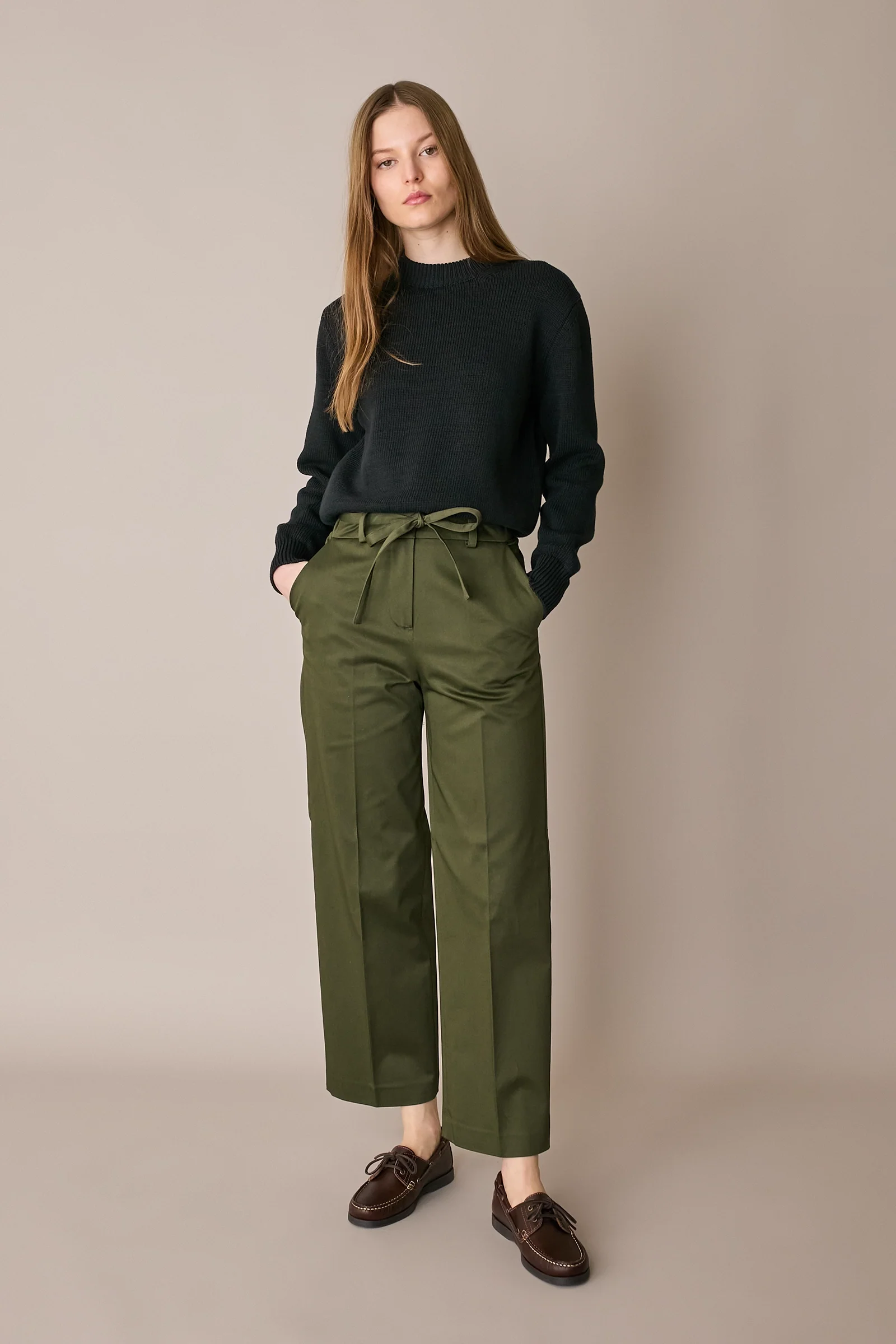 Maglia in cotone con collo spesso - Image 15