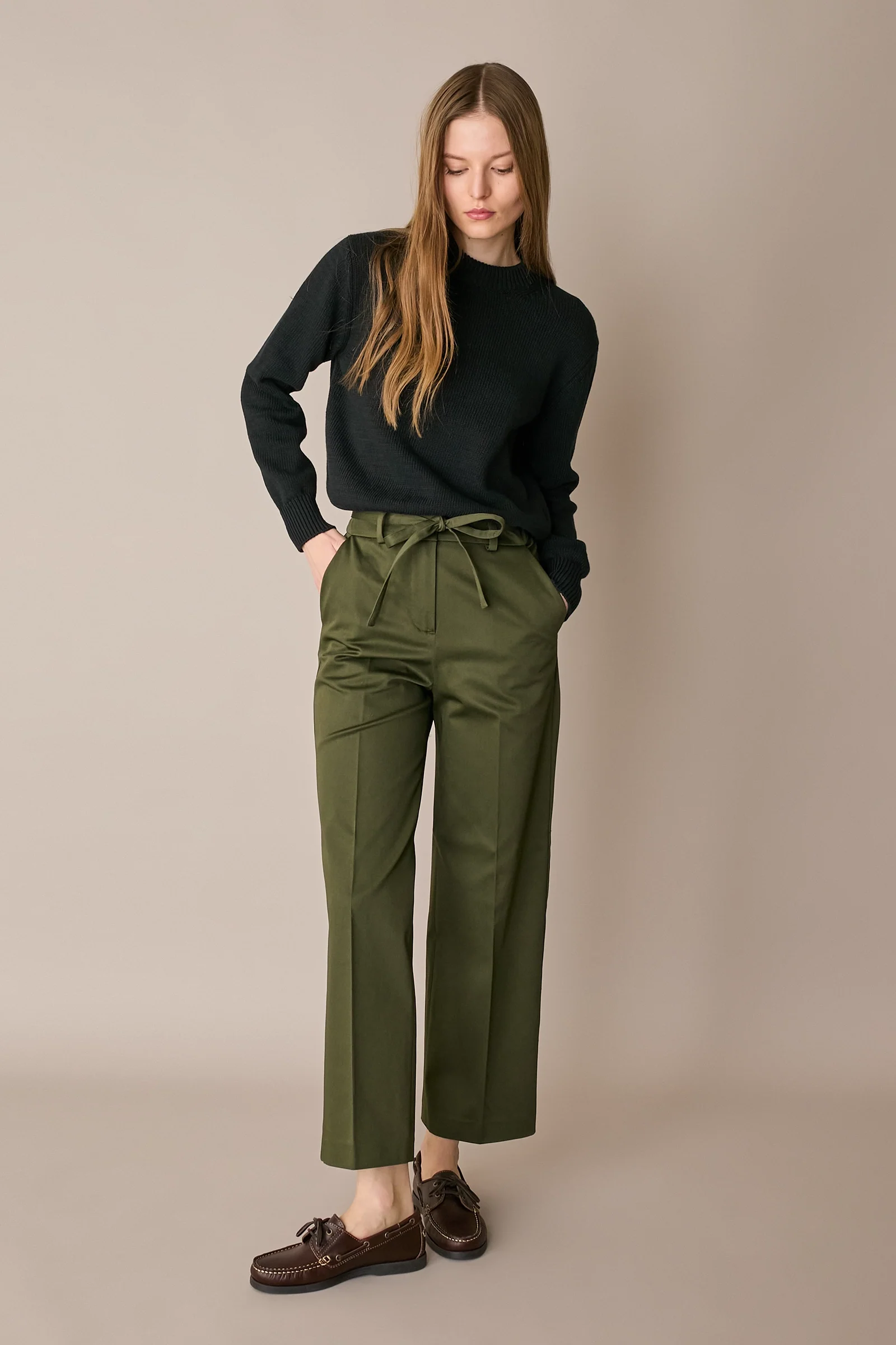 Maglia in cotone con collo spesso - Image 16