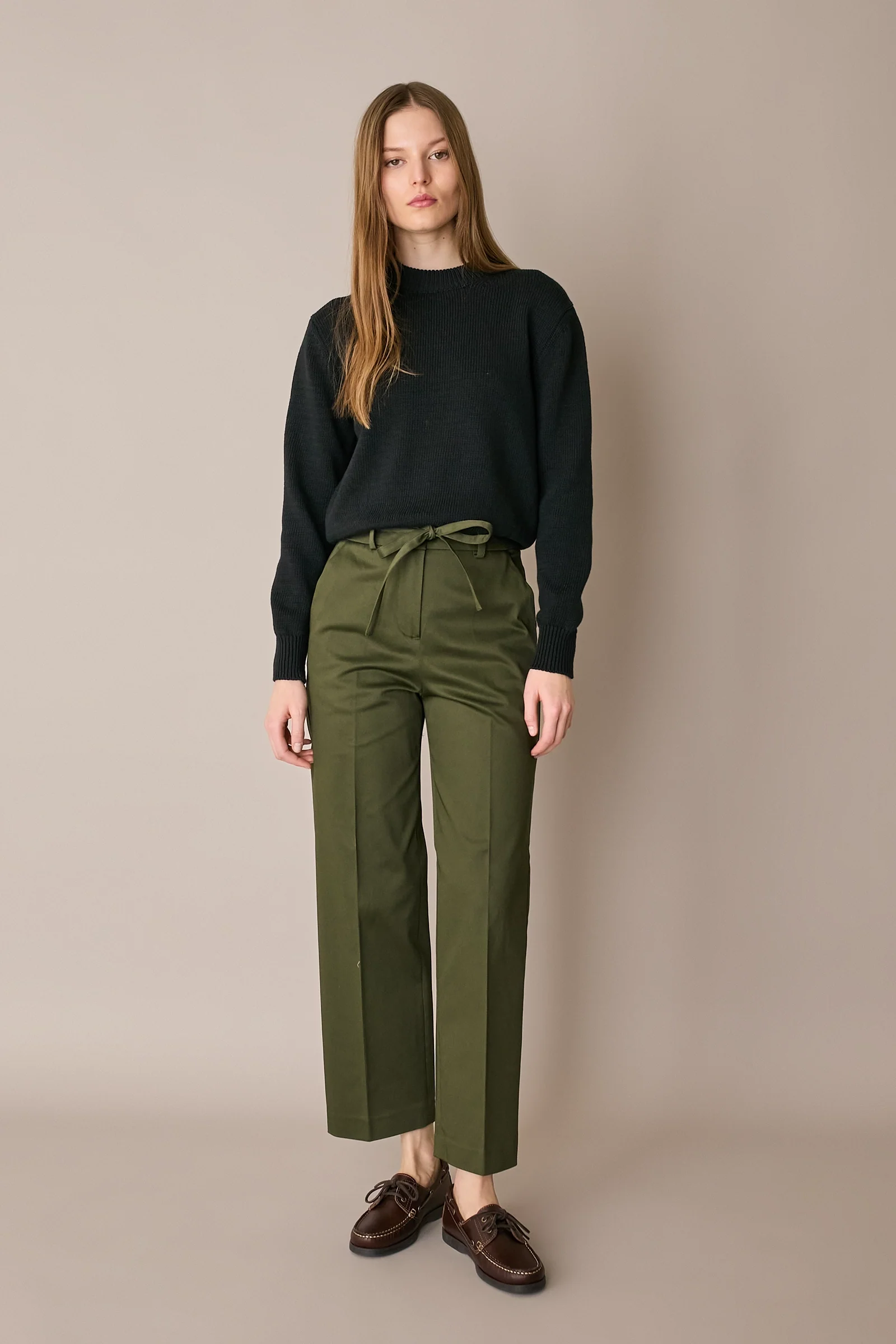 Maglia in cotone con collo spesso - Image 17
