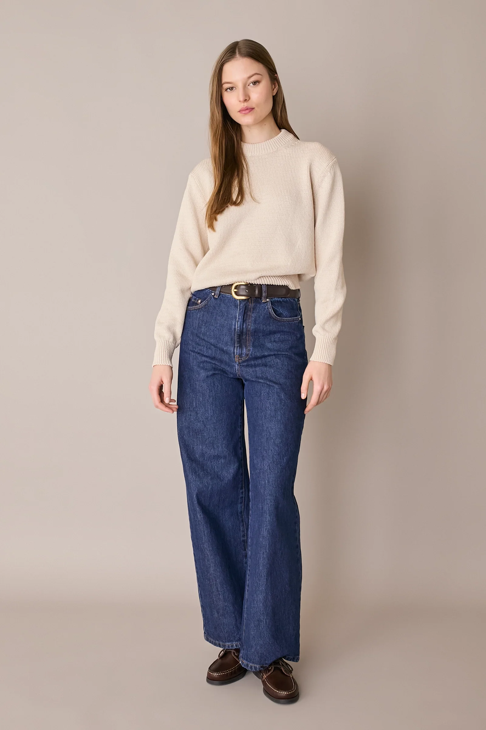 Maglia in cotone con collo spesso - Image 3
