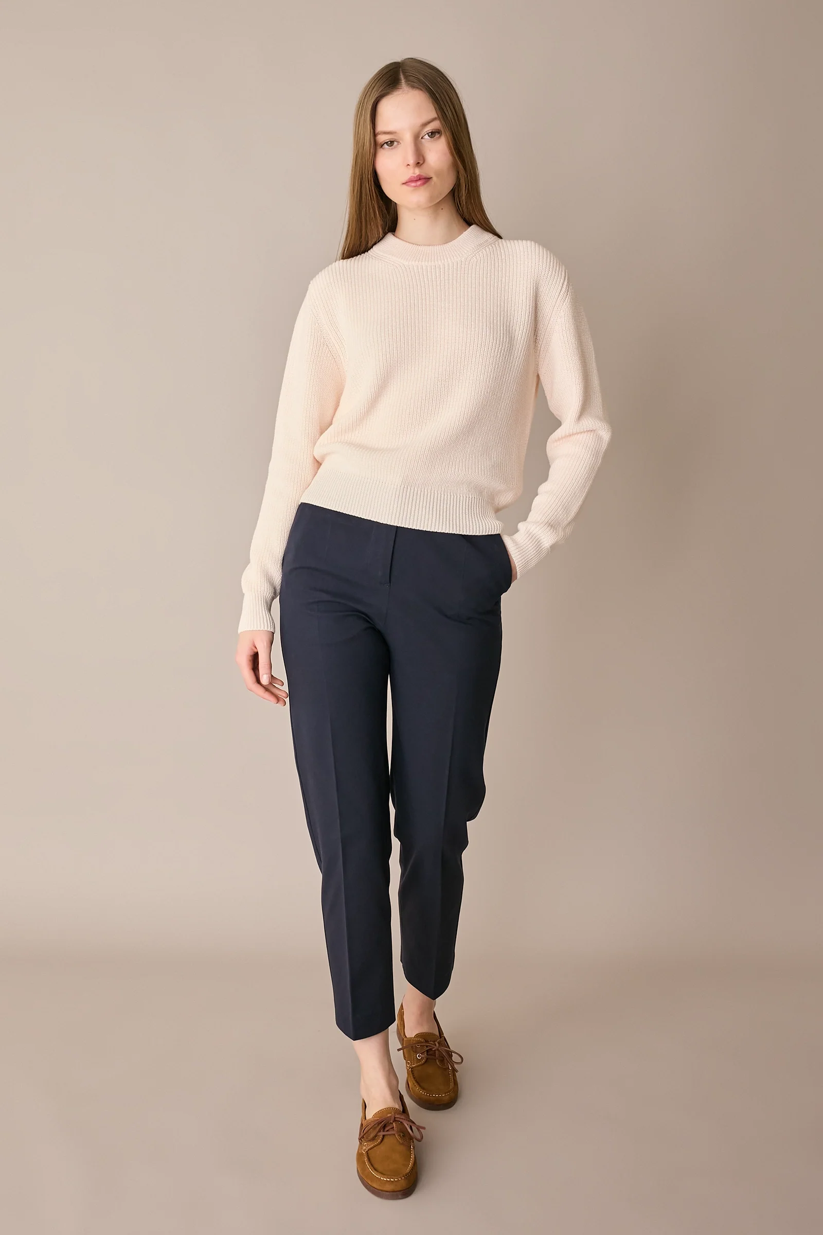 Maglia punto pannocchia con collo spesso - Image 12