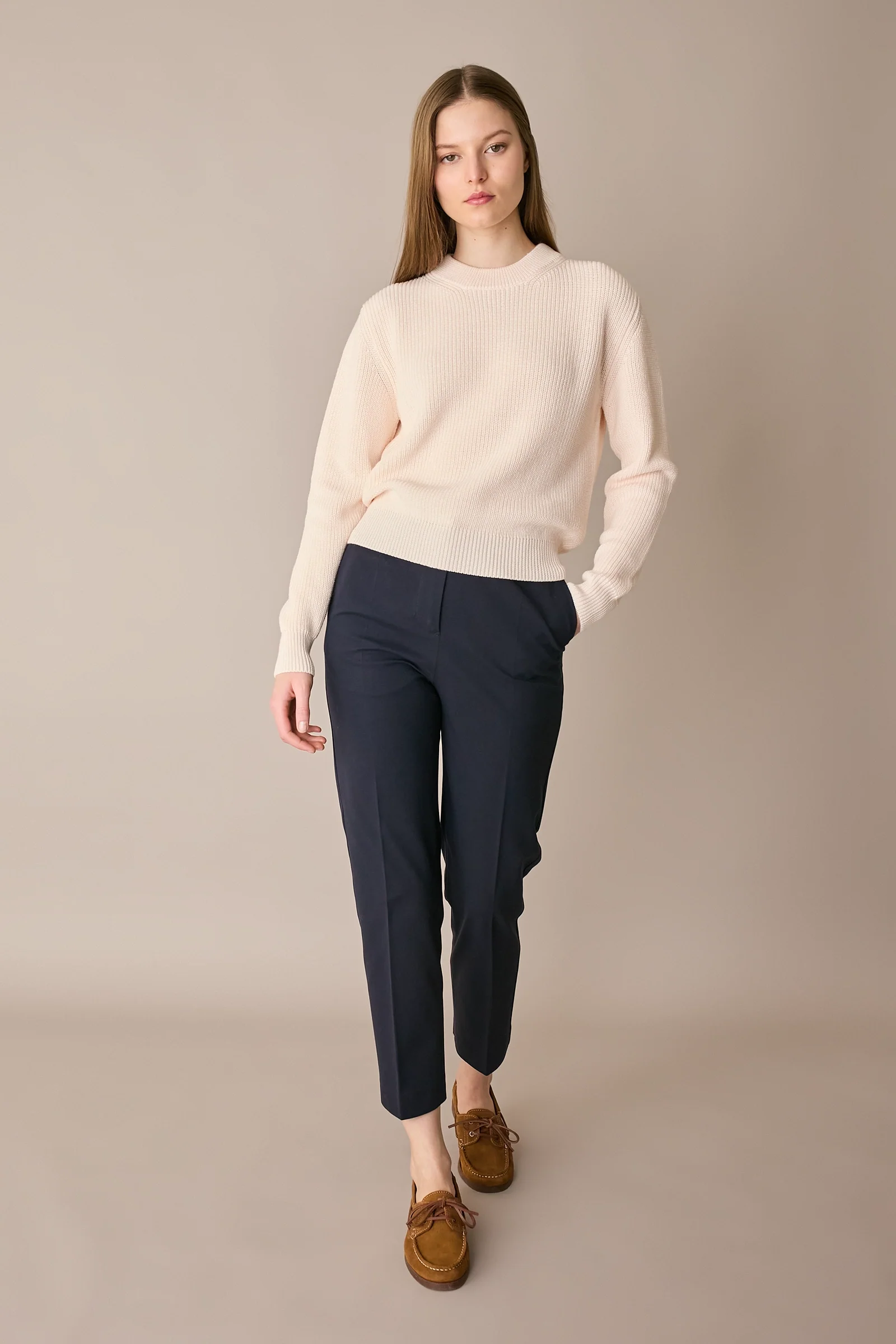 Maglia punto pannocchia con collo spesso - Image 14