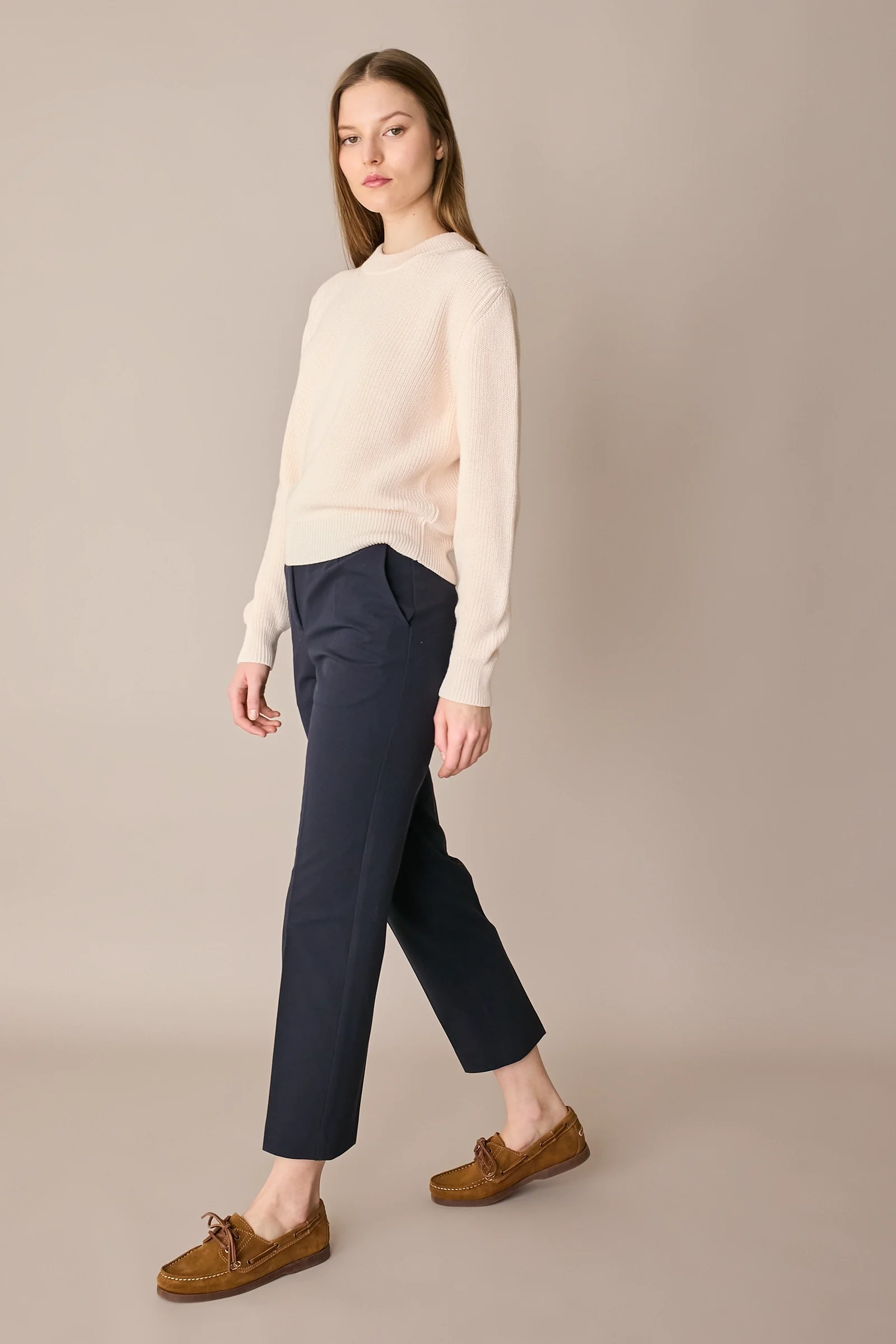 Maglia punto pannocchia con collo spesso - Image 15