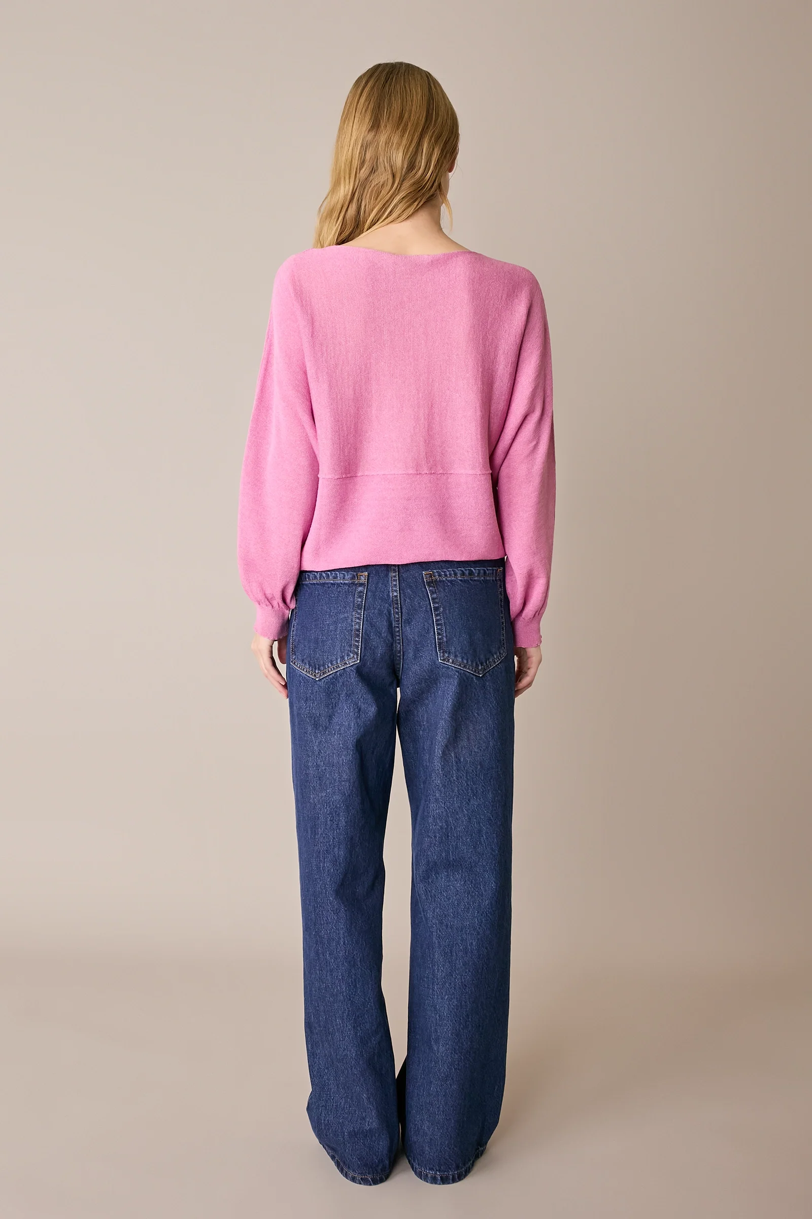 Maglia relaxed in lino e cotone - Image 22