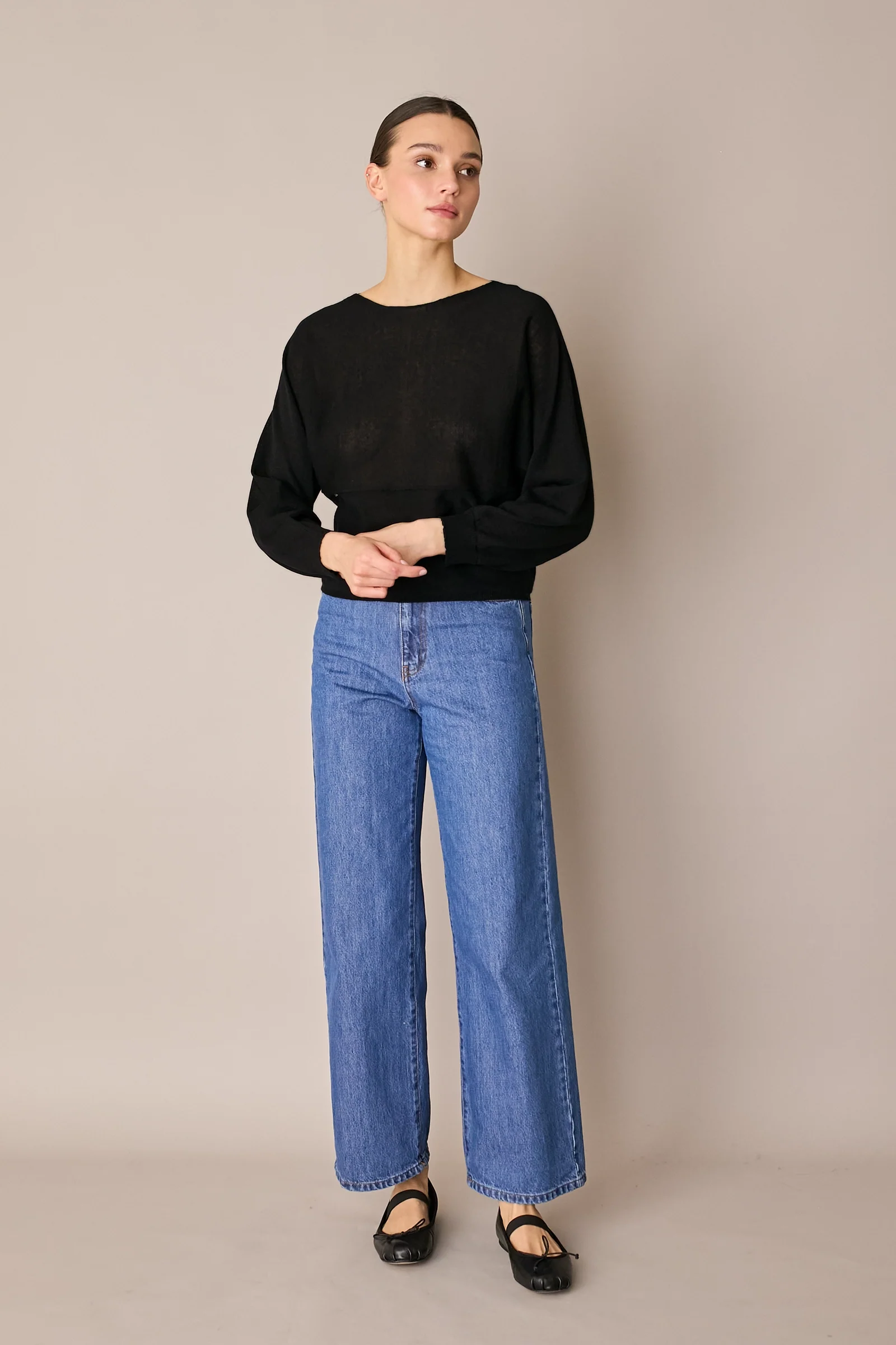 Maglia relaxed in lino e cotone - Image 8