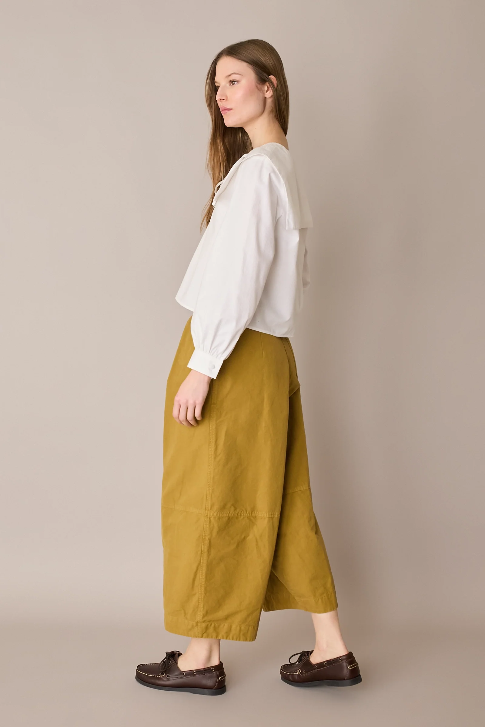 Pantaloni ampi in cotone - Image 14
