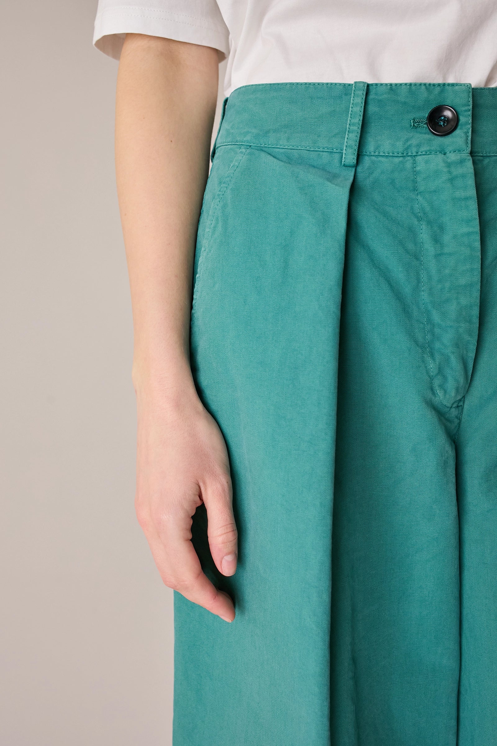 Pantaloni ampi in cotone - Image 20