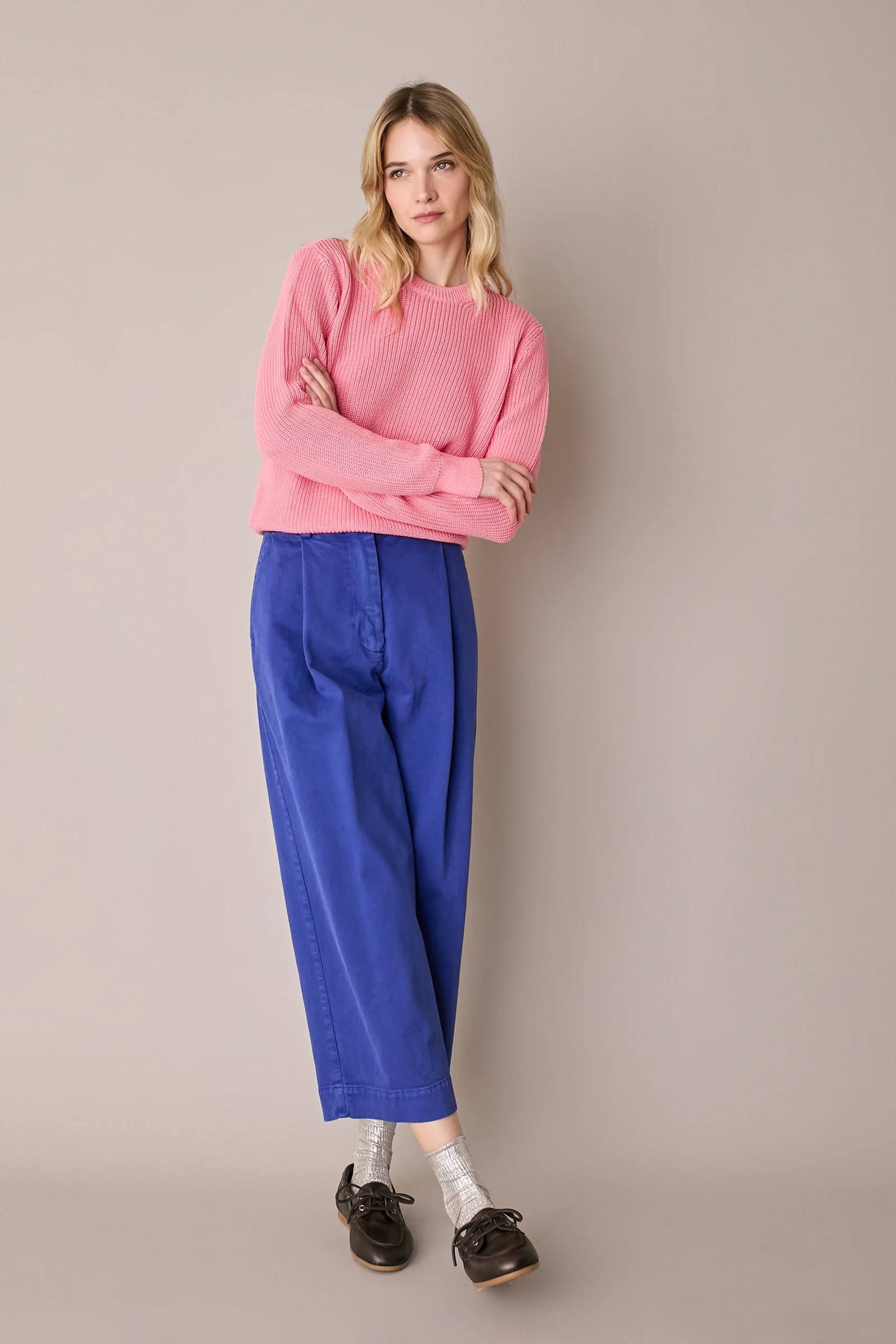 Pantaloni casual con pinces - Image 10
