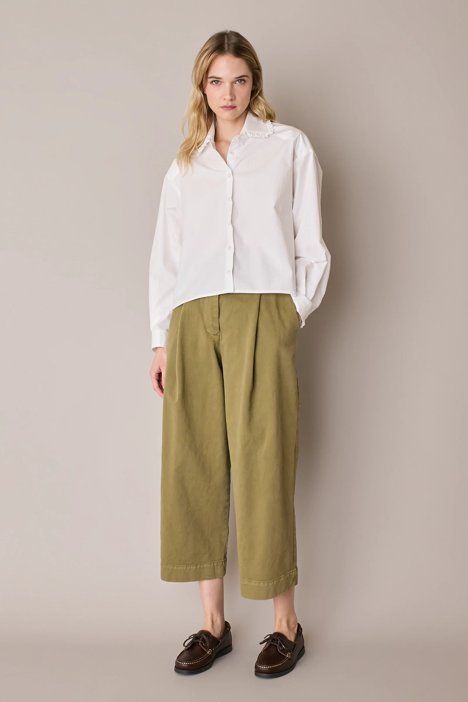 Pantaloni casual con pinces - Image 3