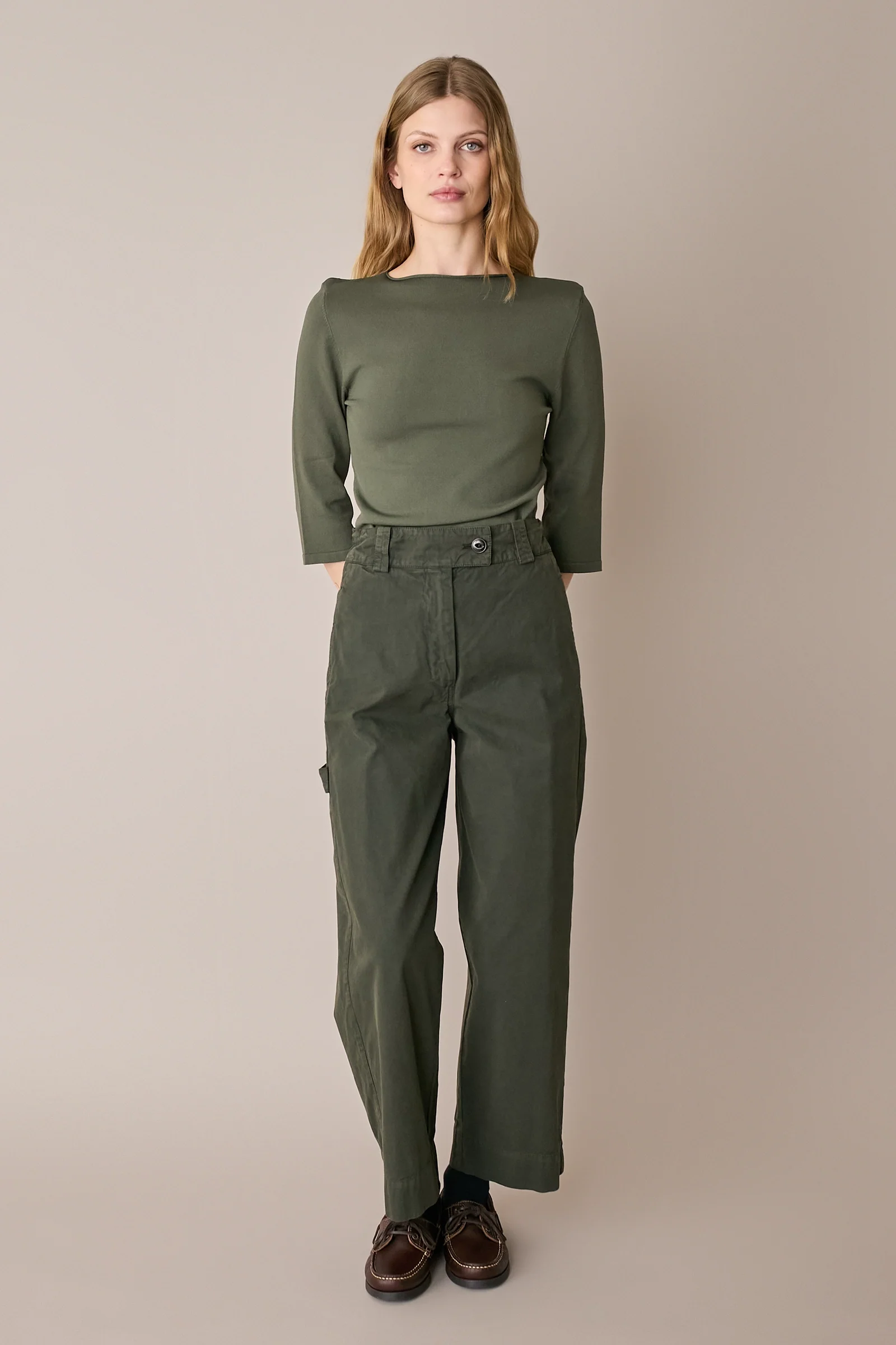 Pantaloni con vita elastica