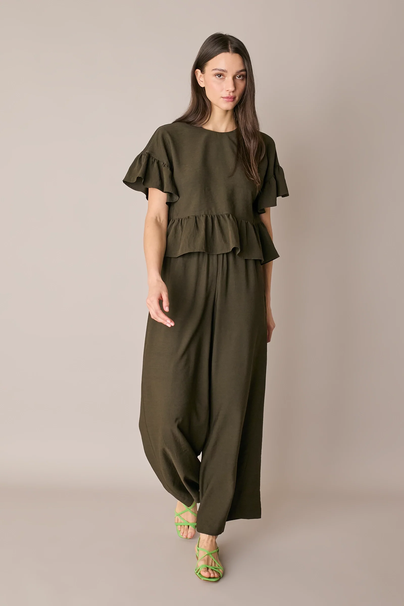 Pantaloni fluidi con elastico - Image 10
